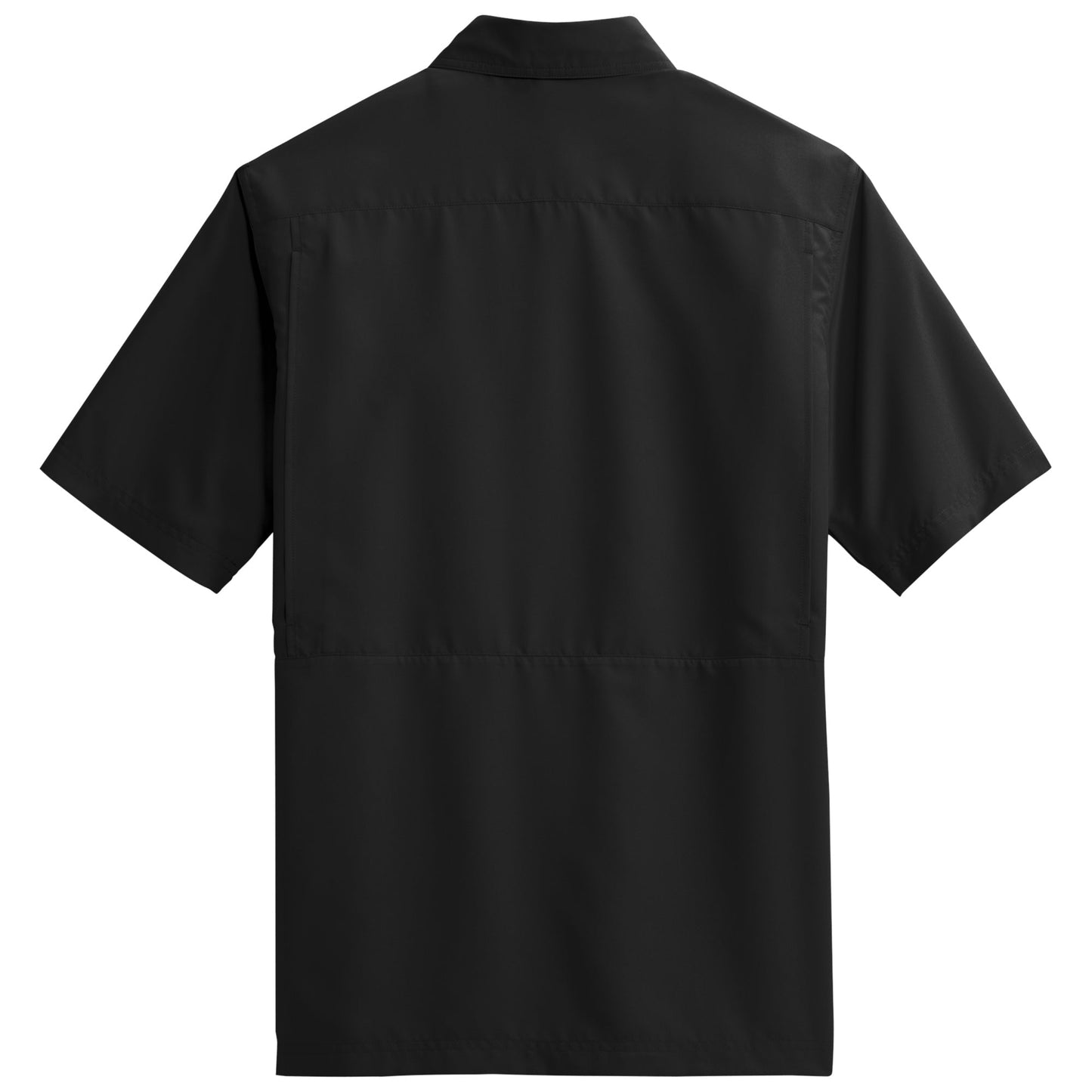 Deep Black Button Up Shirt - Port Authority - Lightweight