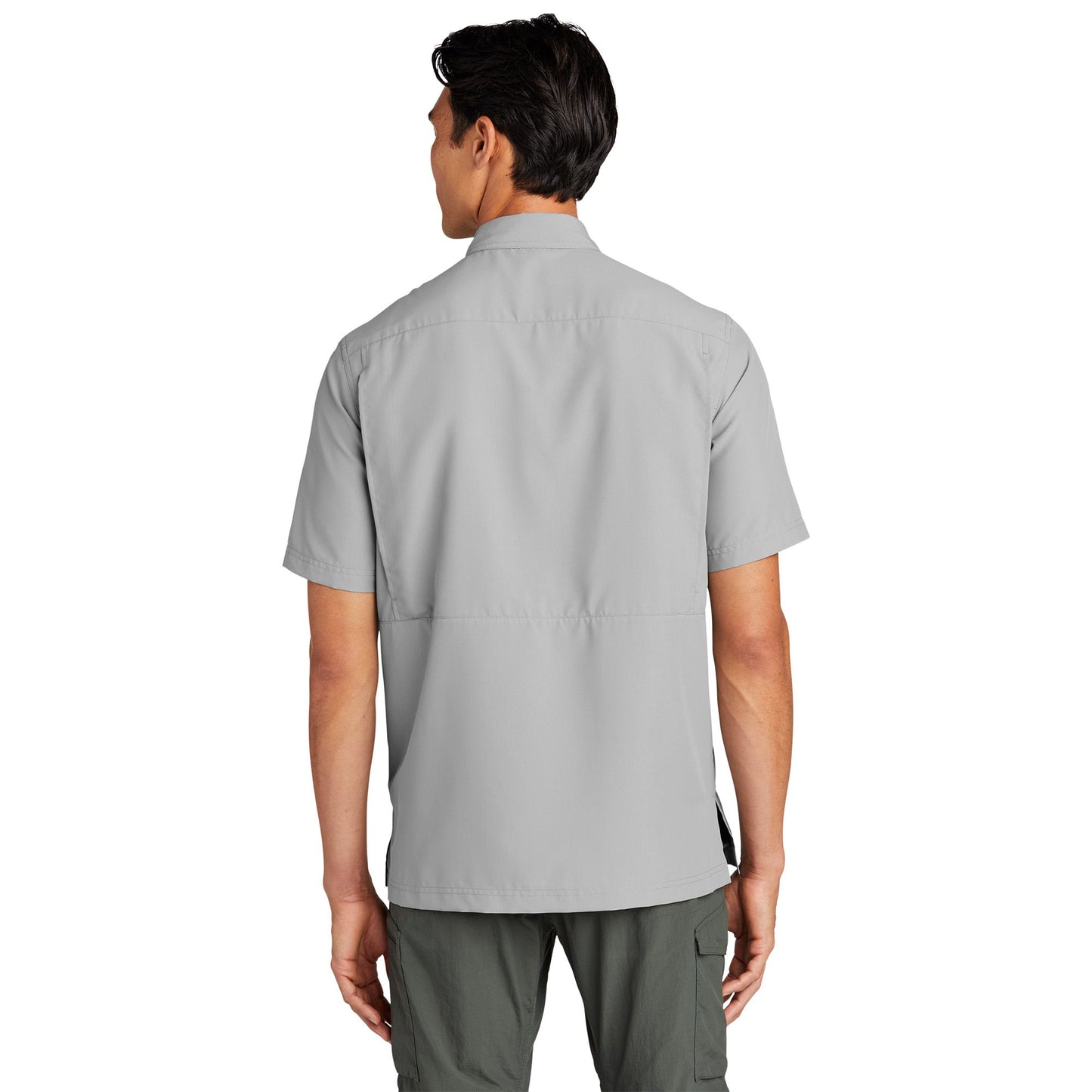 Deep Black Button Up Shirt - Port Authority - Lightweight