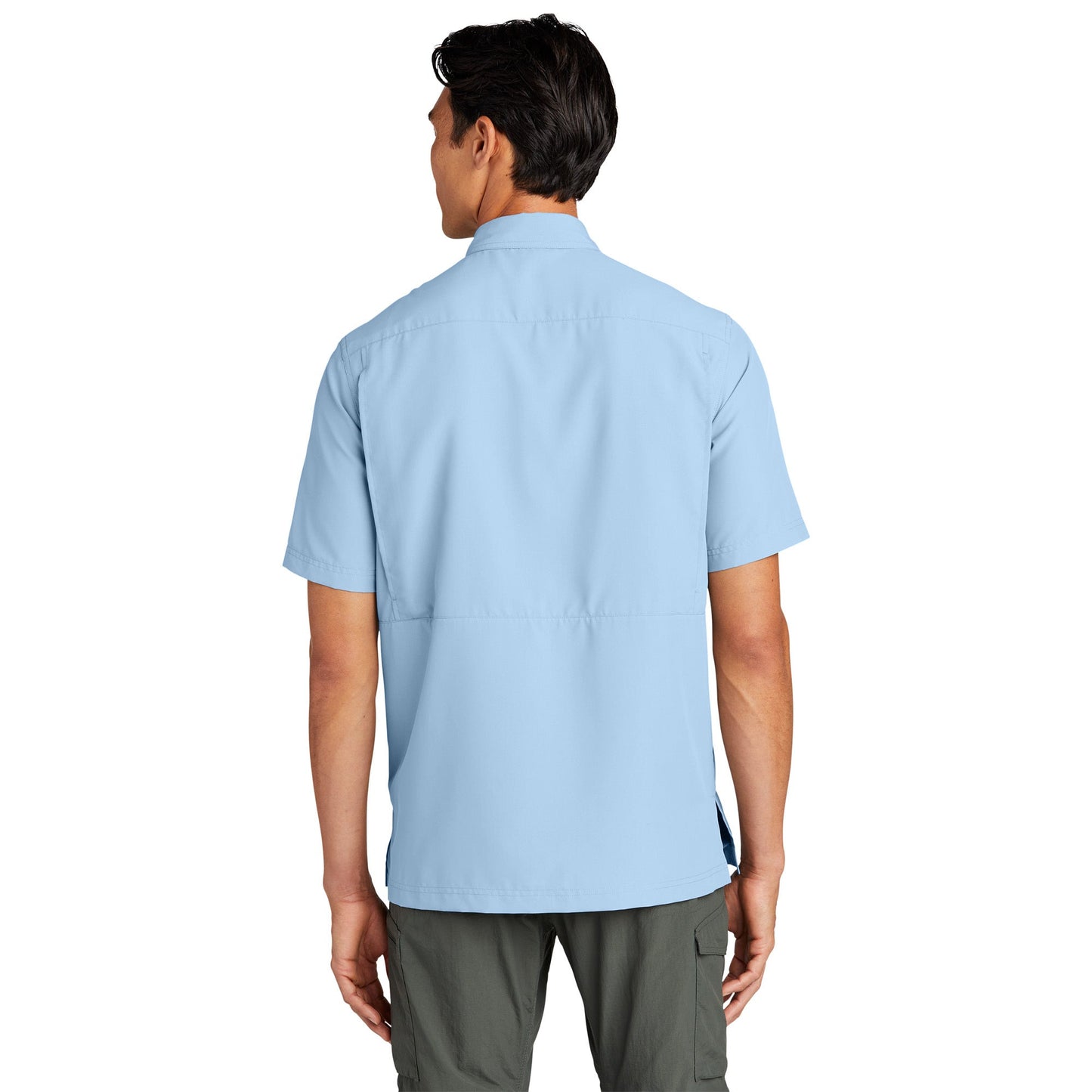 Deep Black Button Up Shirt - Port Authority - Lightweight