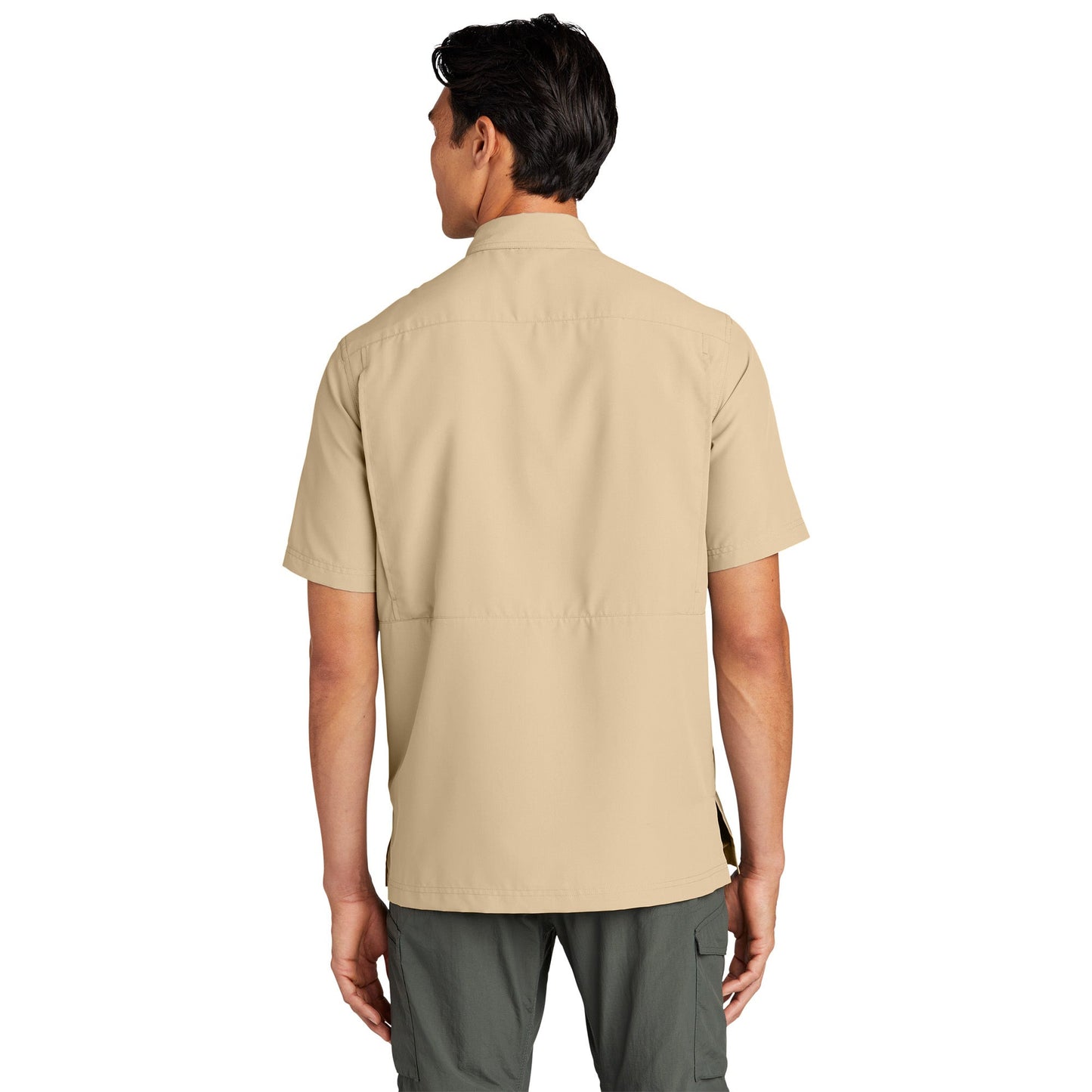 Deep Black Button Up Shirt - Port Authority - Lightweight