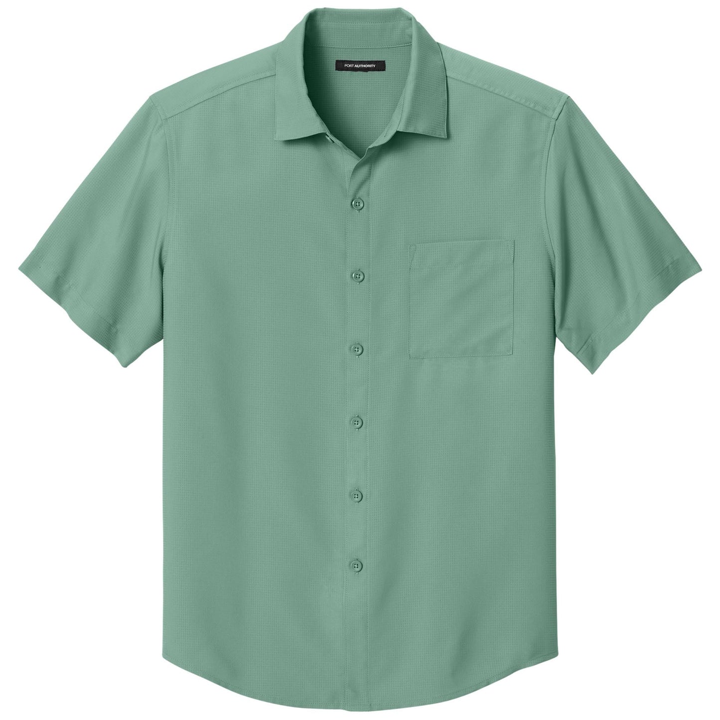 Carolina Blue Button Up Shirt - Port Authority - Stylish