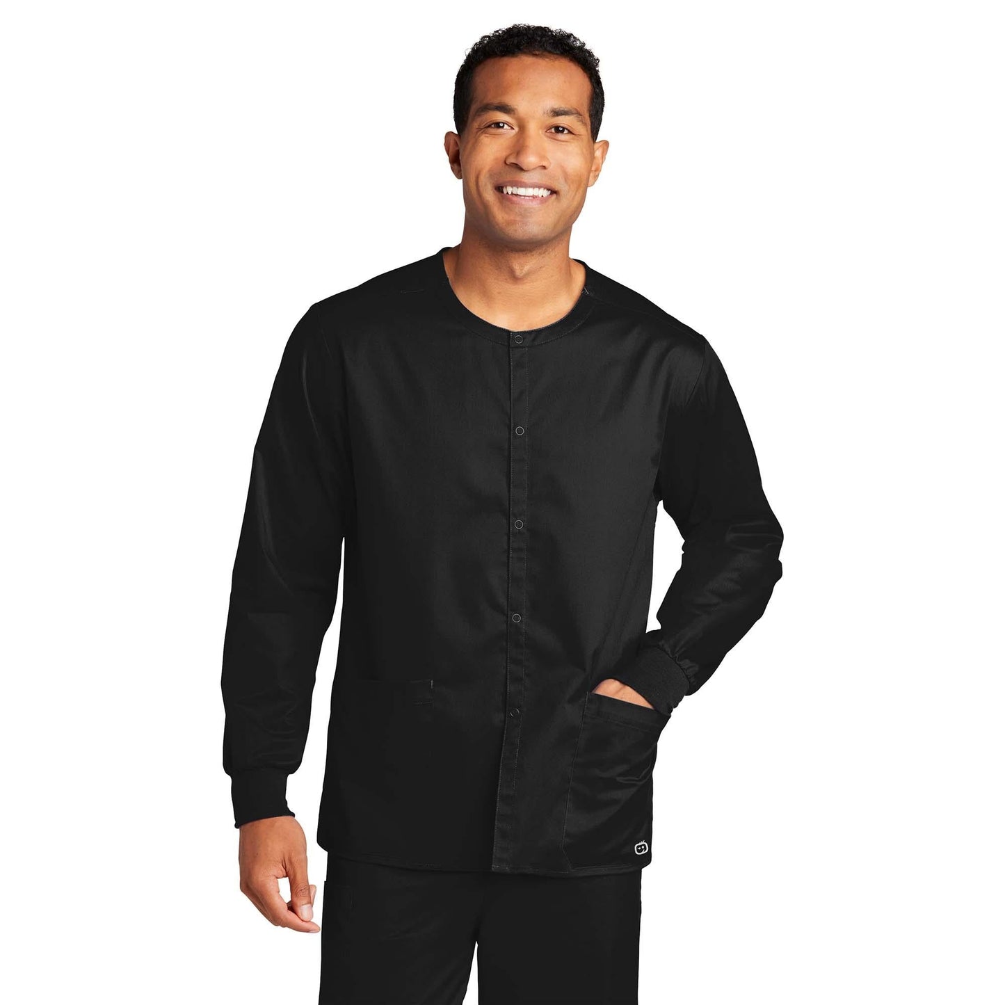 Black Scrub Jackets - WonderWink - Stylish Workflex Design