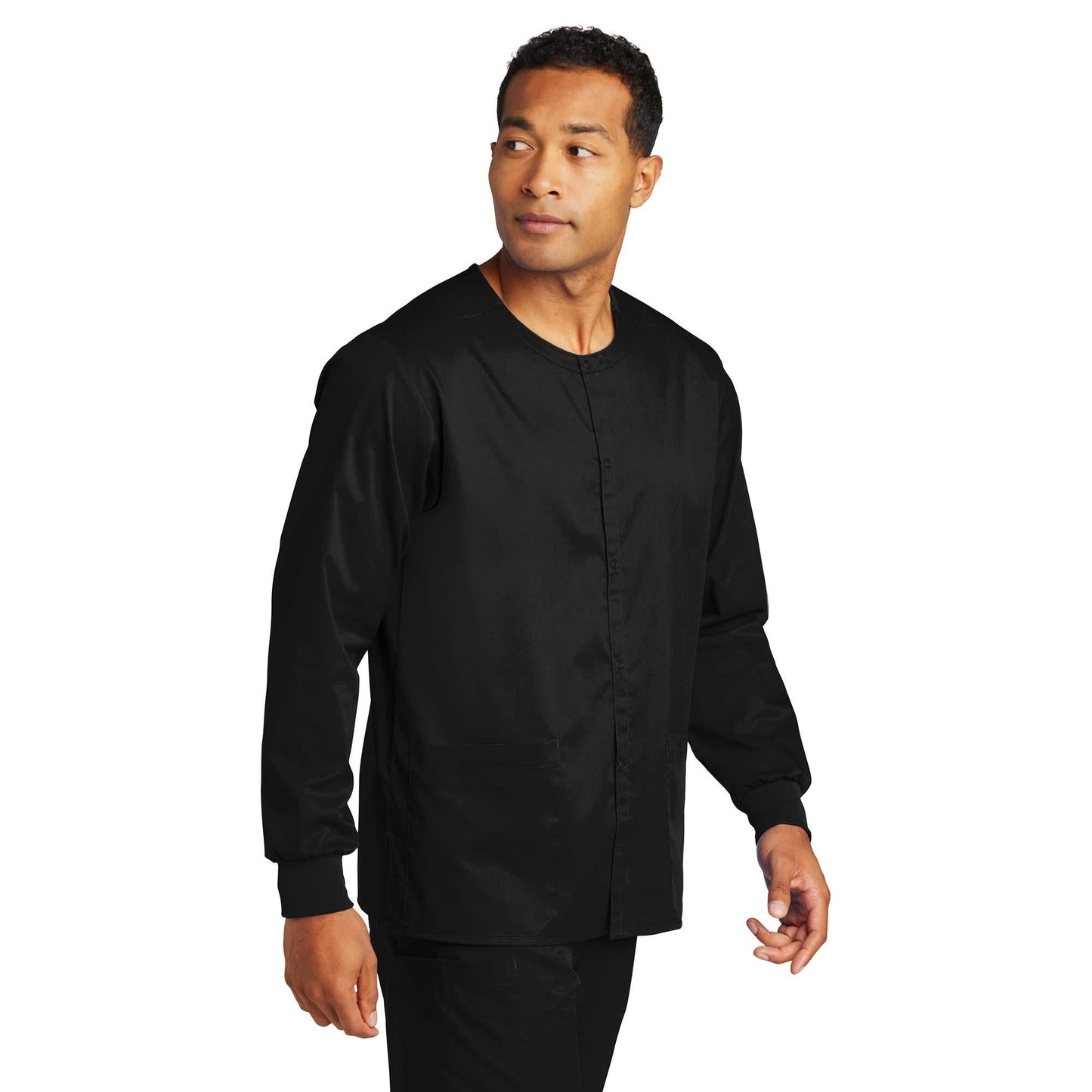Black Scrub Jackets - WonderWink - Stylish Workflex Design