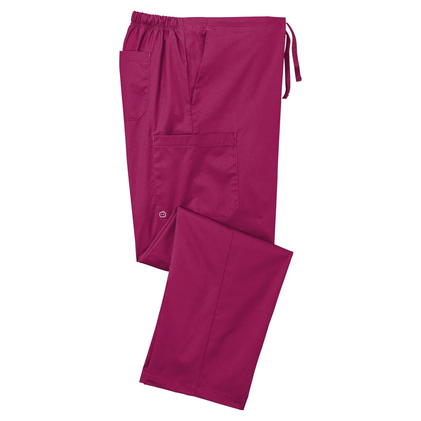 Black Scrub Pants - WonderWink - Comfortable Cargo Design