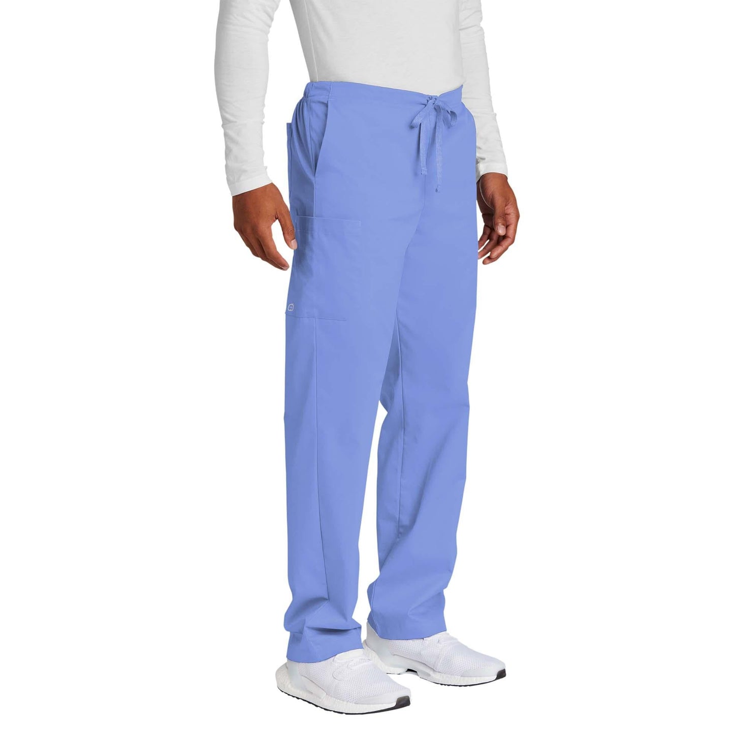 Black Scrub Pants - WonderWink - Cargo Pocket Design