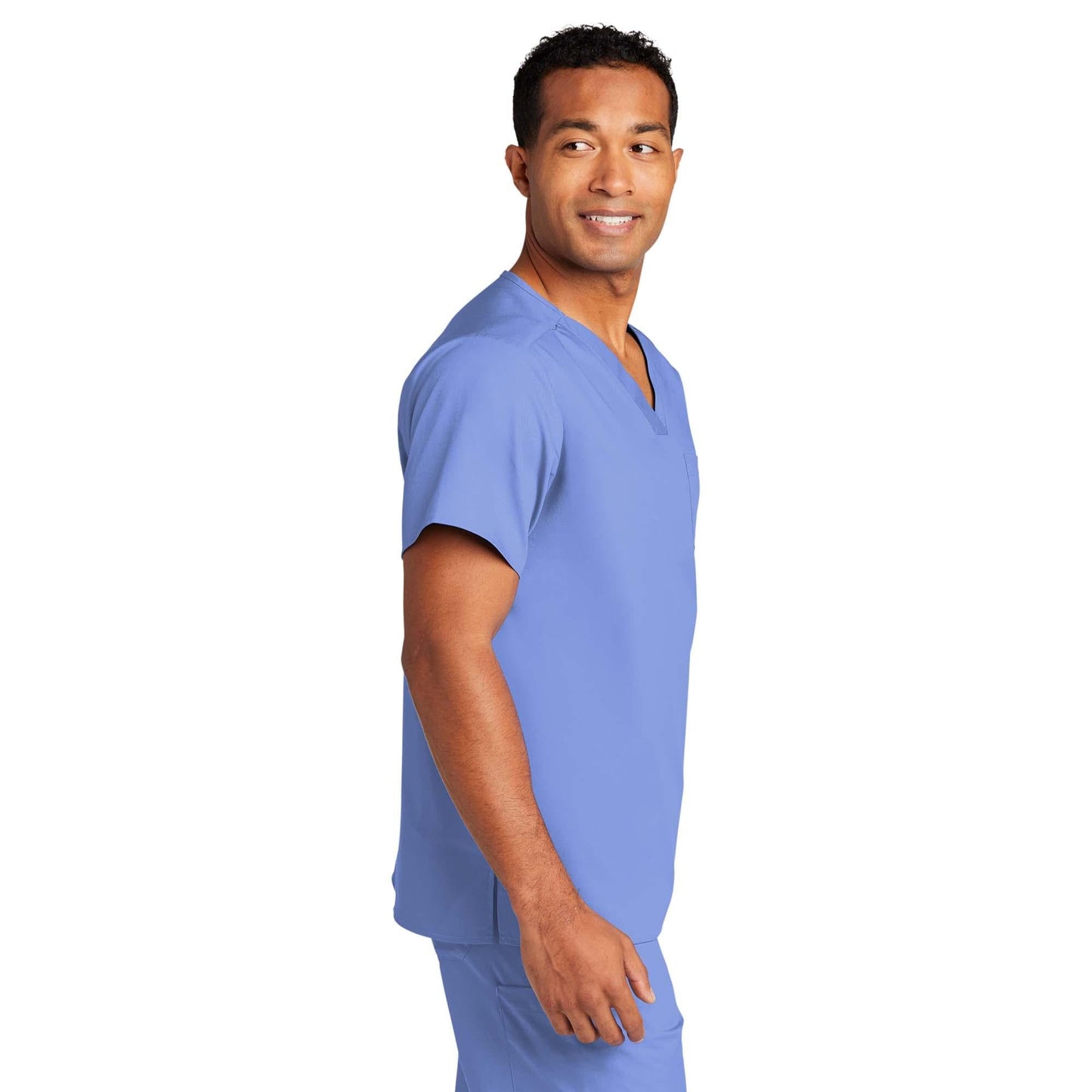 Black Scrub Tops - WonderWink - Comfortable V-Neck