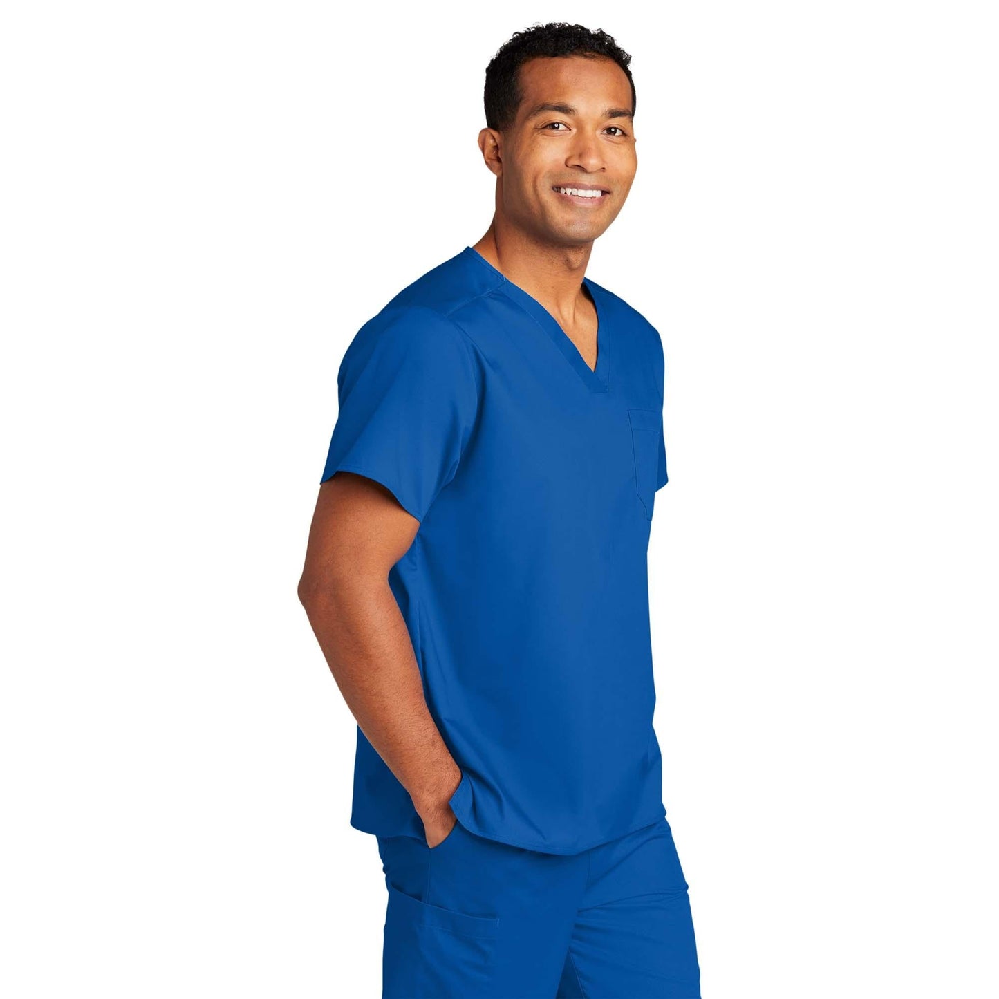 Black Scrub Tops - WonderWink - Comfortable V-Neck