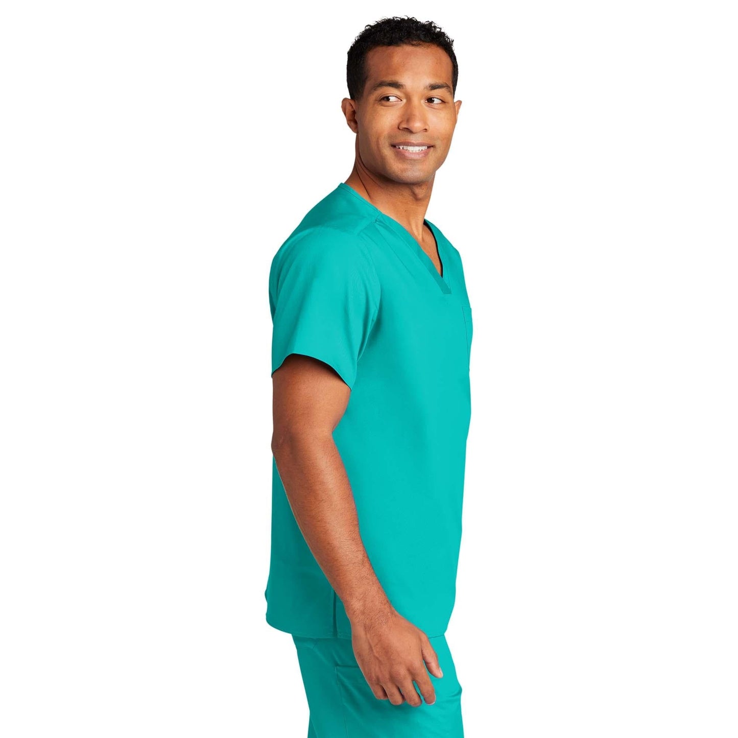 Black Scrub Tops - WonderWink - Comfortable V-Neck
