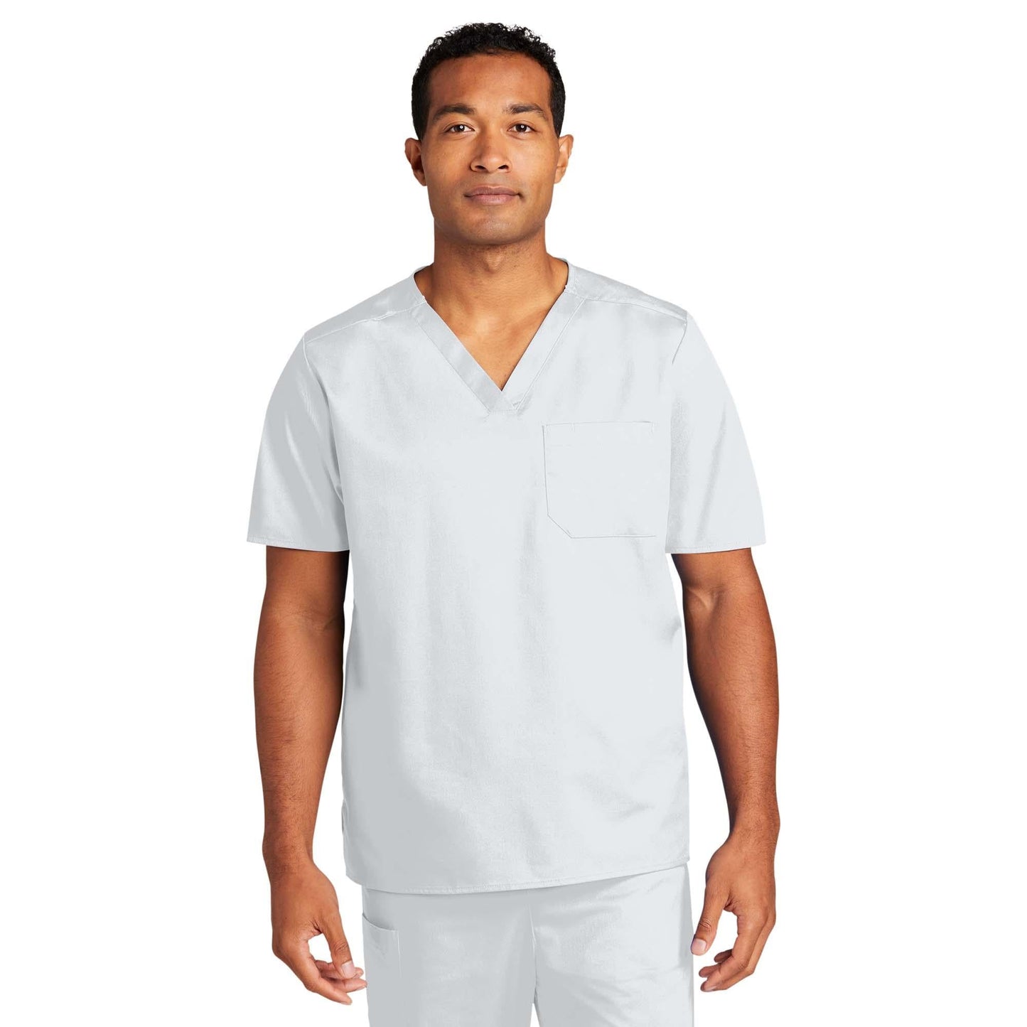 Black Scrub Tops - WonderWink - Comfortable V-Neck