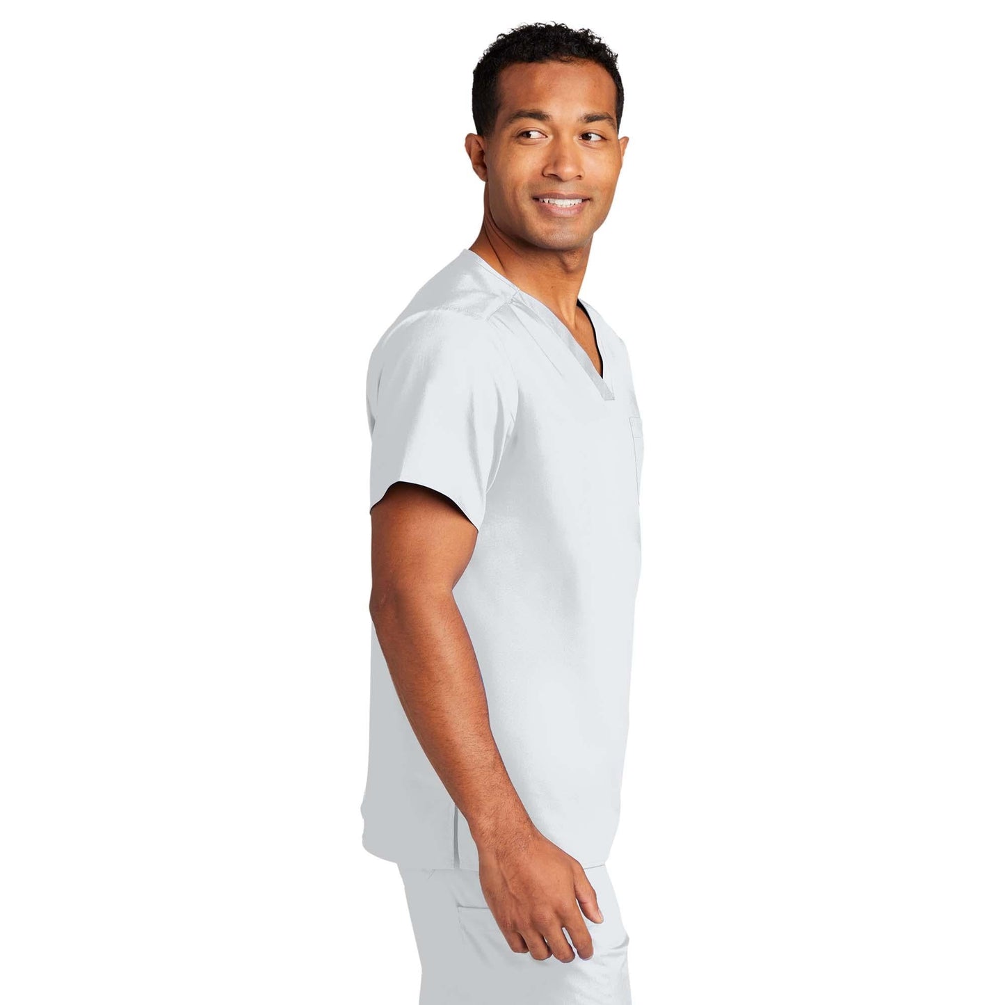Black Scrub Tops - WonderWink - Comfortable V-Neck