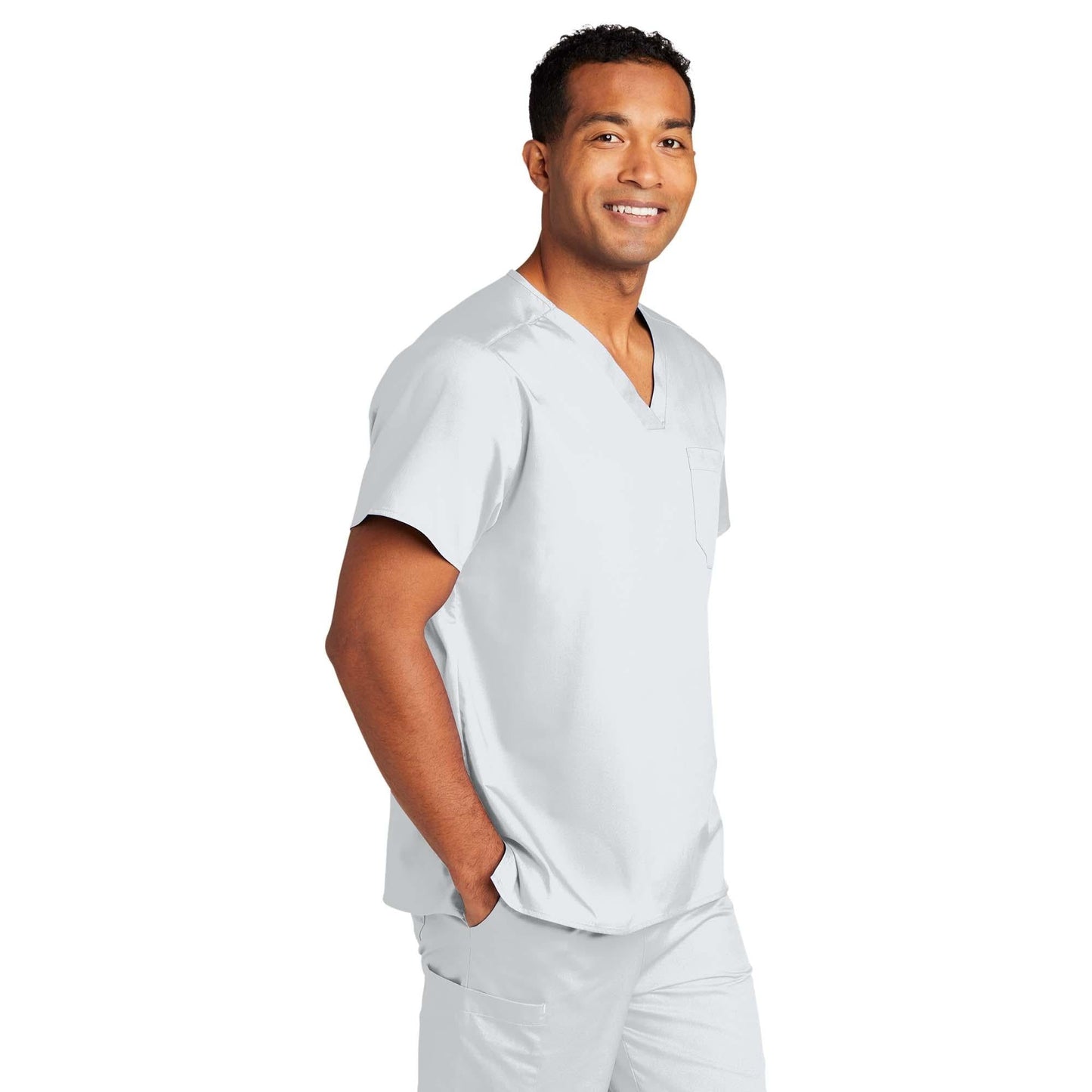 Black Scrub Tops - WonderWink - Comfortable V-Neck