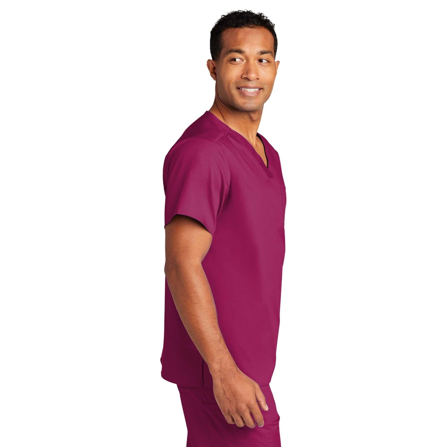 Black Scrub Tops - WonderWink - Comfortable V-Neck
