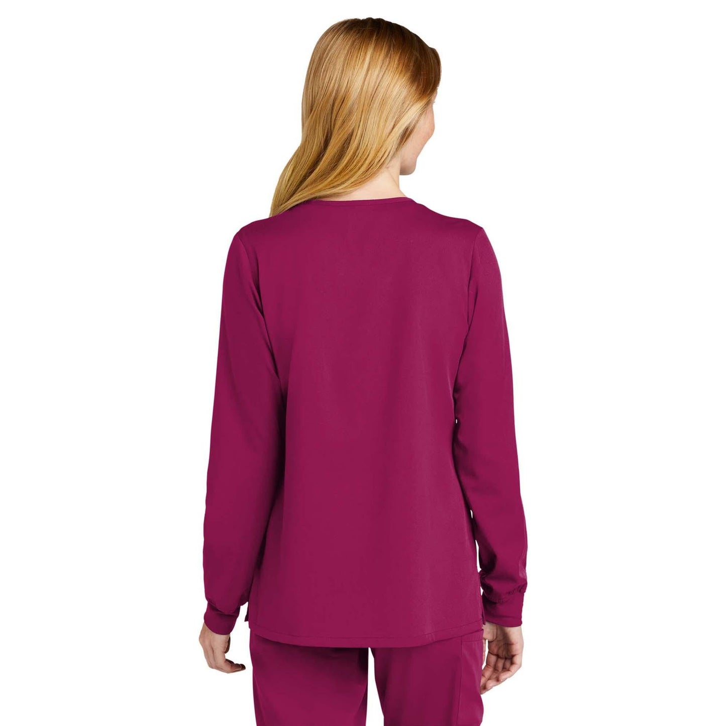 Black Scrub Jacket - WonderWink - Modern Fit
