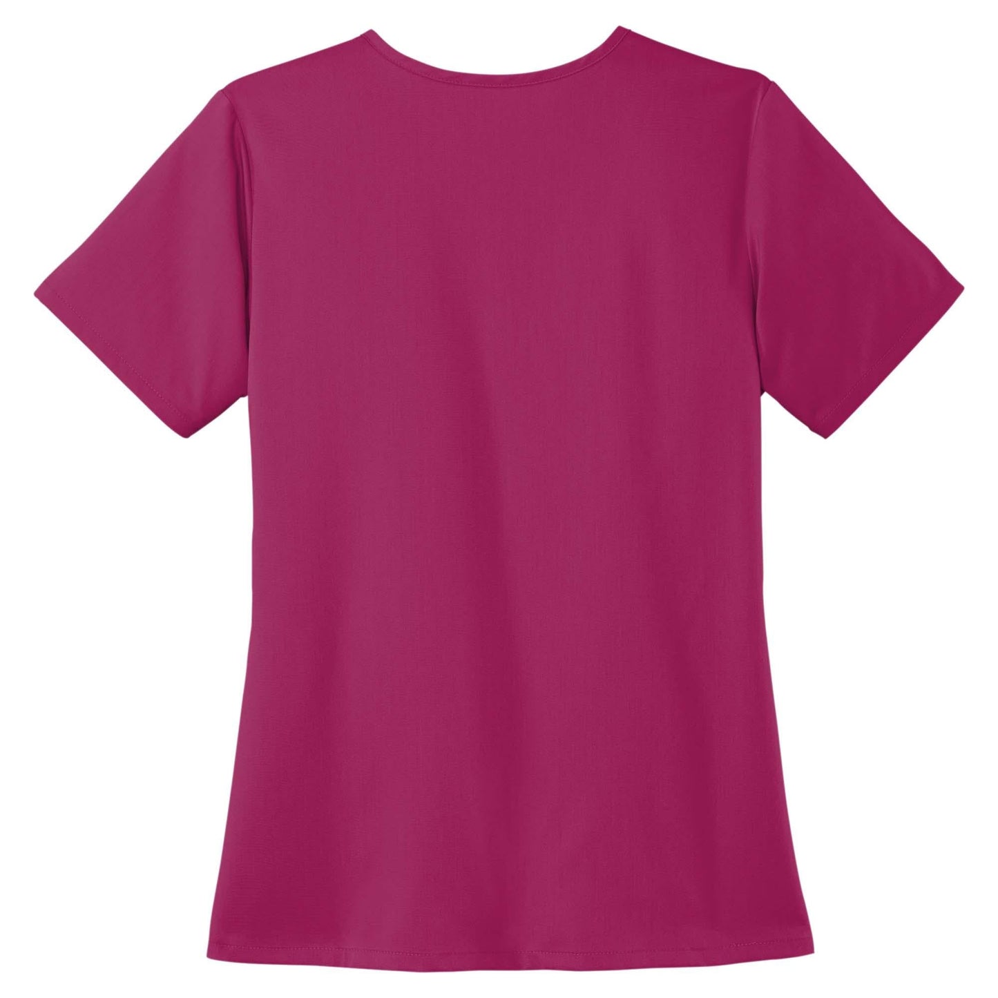 Black Scrub Tops - WonderWink - Stylish Mock Wrap