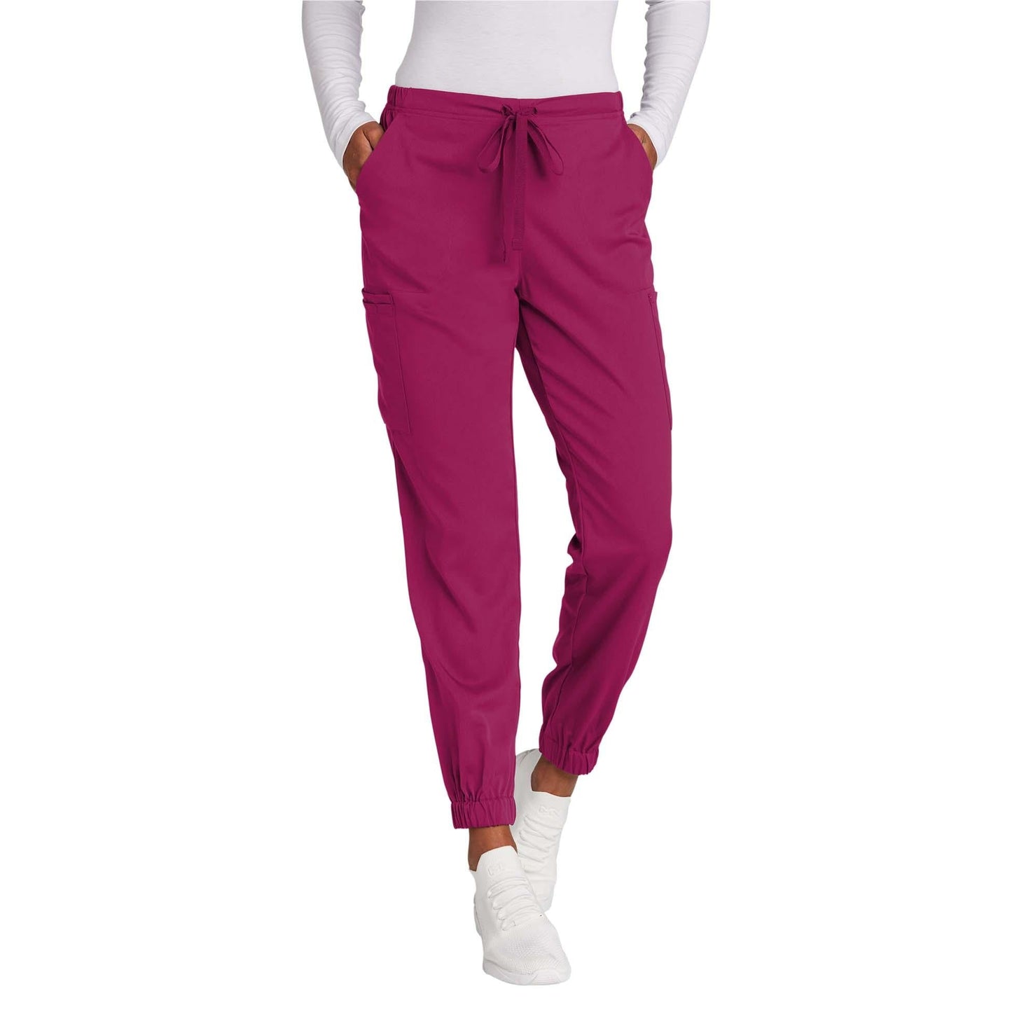 Black Scrub Pants - WonderWink - Modern Jogger Fit