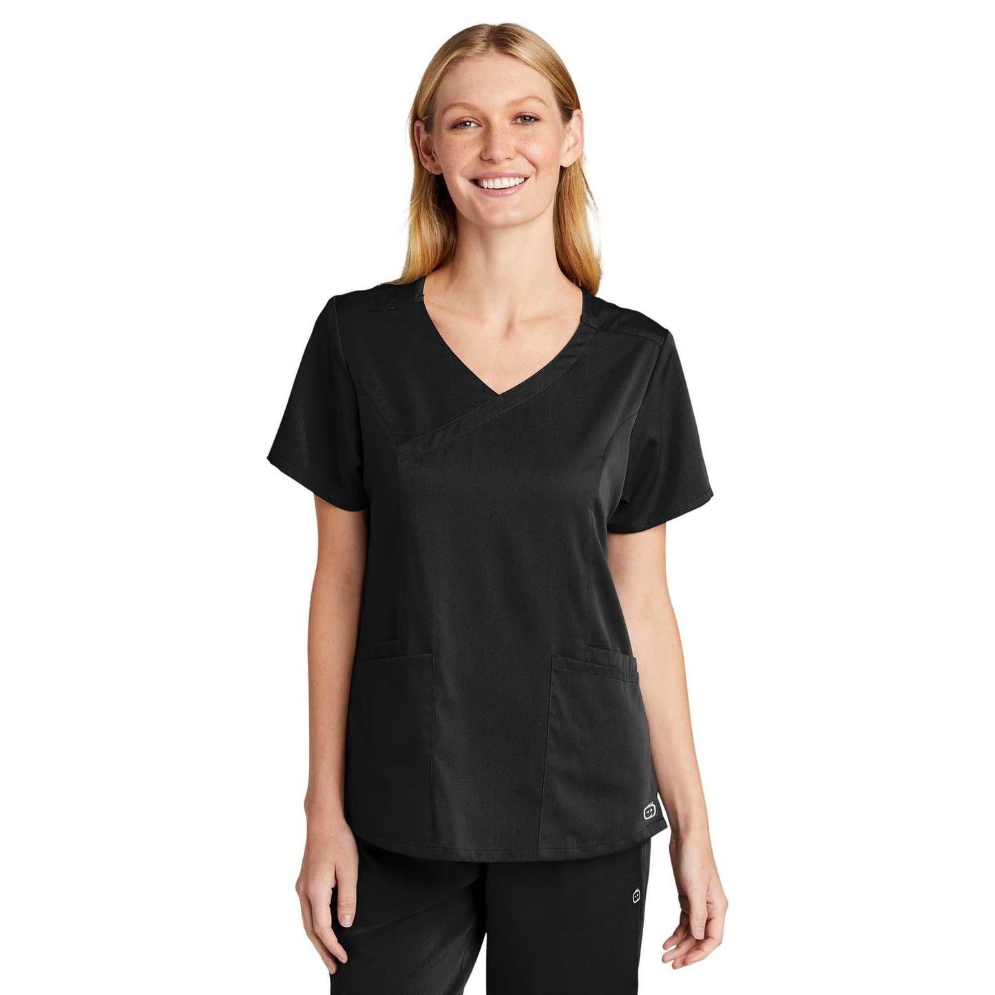 Black Scrub Tops - WonderWink - Modern Fit