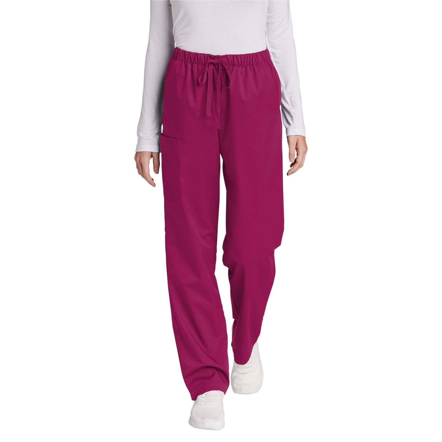 Black Scrub Pants - WonderWink - Comfortable Cargo Design