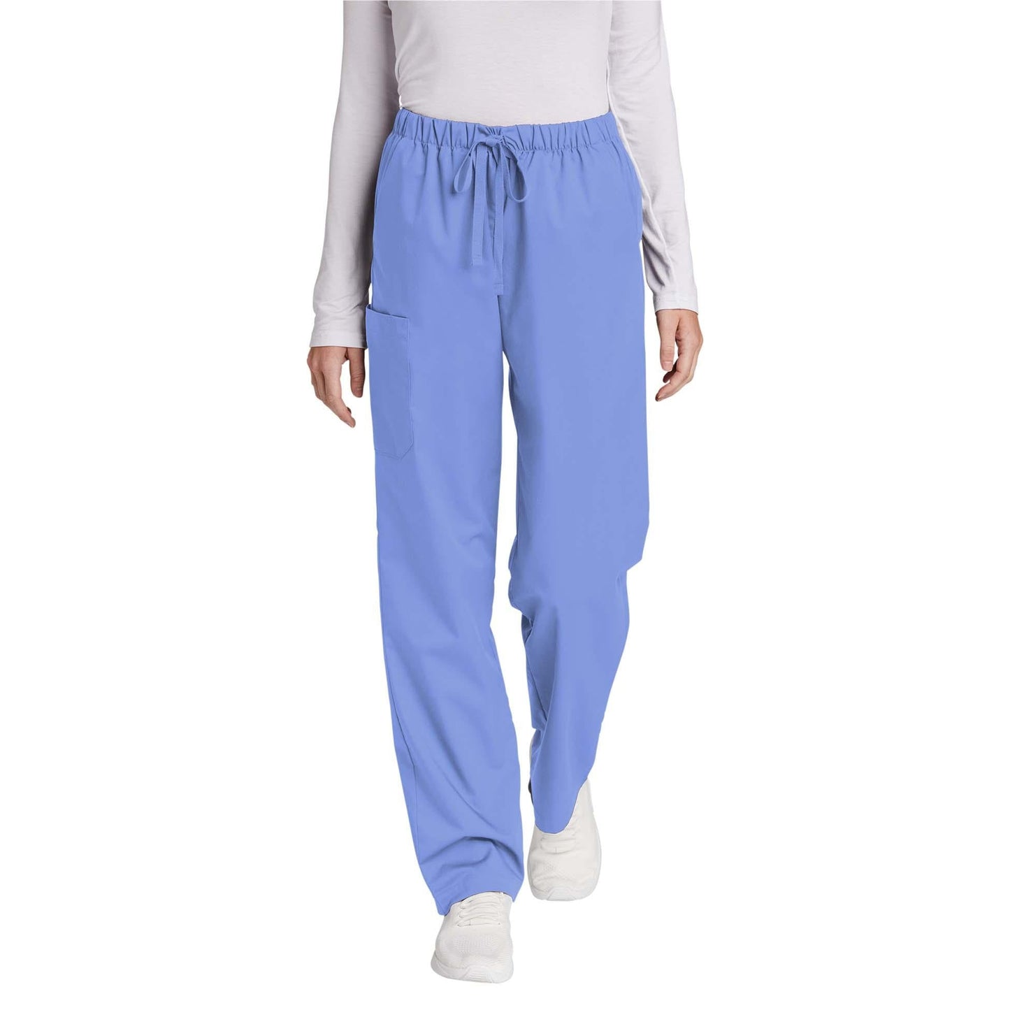 Black Scrub Pants - WonderWink - Comfortable Cargo Style