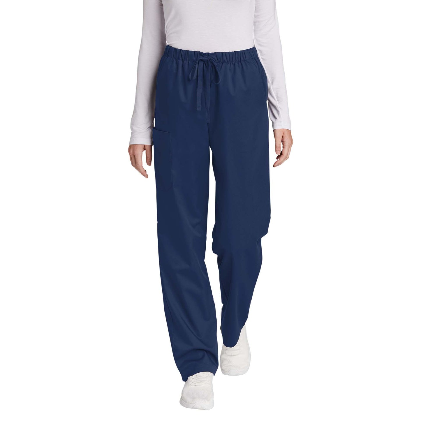 Black Scrub Pants - WonderWink - Comfortable Cargo Style