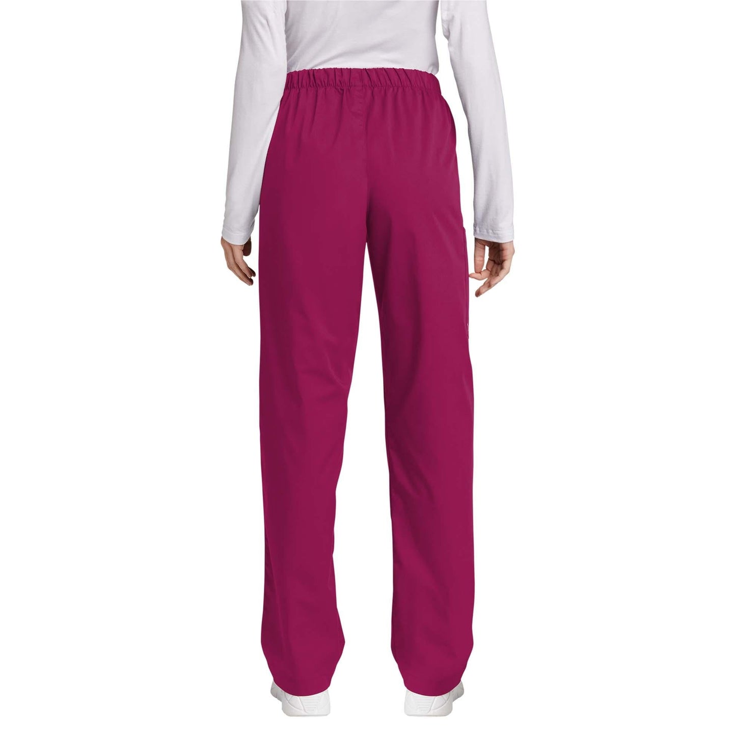 Black Scrub Pants - WonderWink - Comfortable Cargo Style