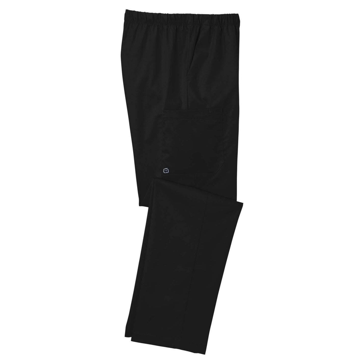Black Scrub Pants - WonderWink - Comfortable Stretch