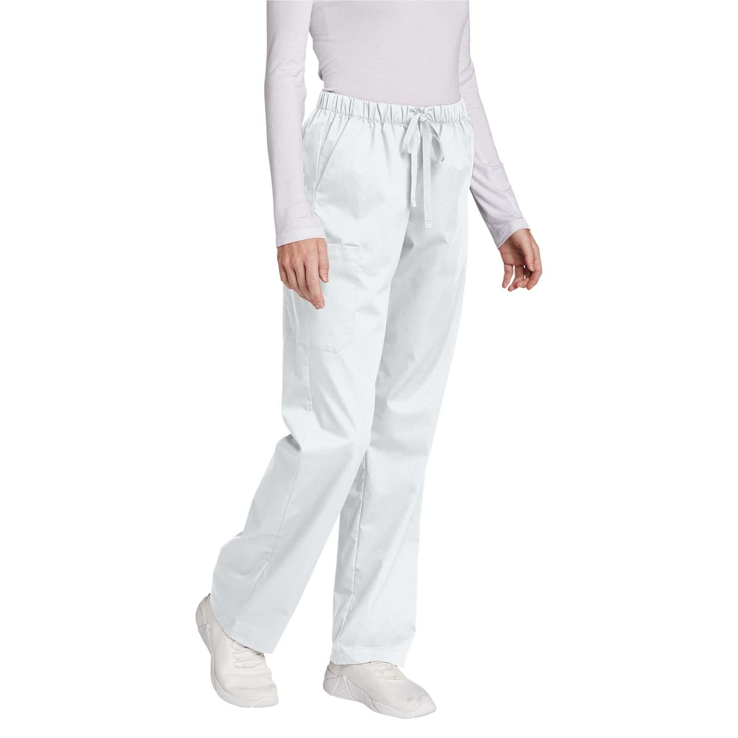 Black Scrub Pants - WonderWink - Comfortable Stretch