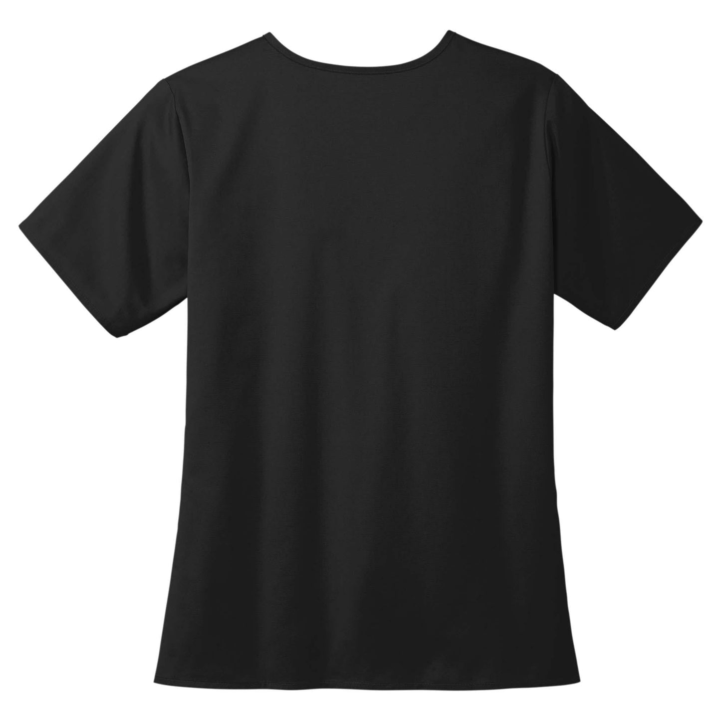 Black Scrub Tops - WonderWink - V-Neck Design