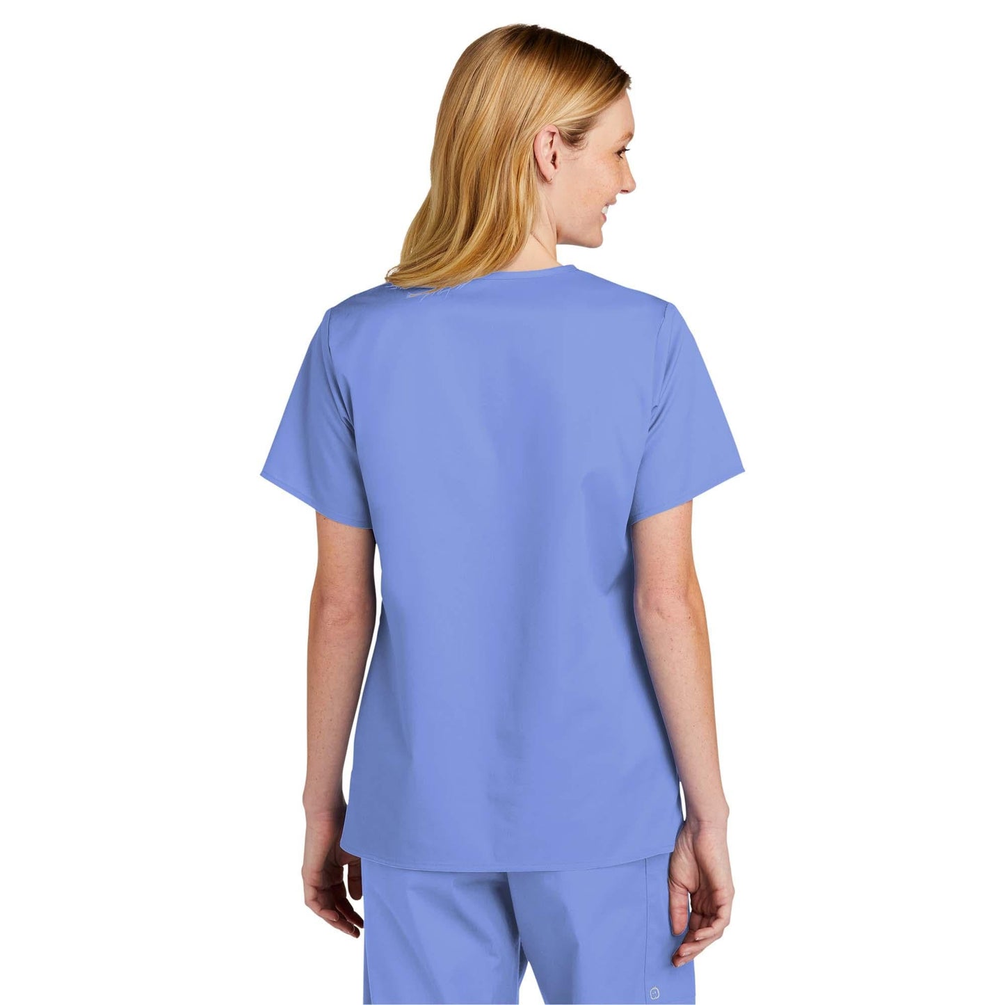 Black Scrub Tops - WonderWink - V-Neck Design