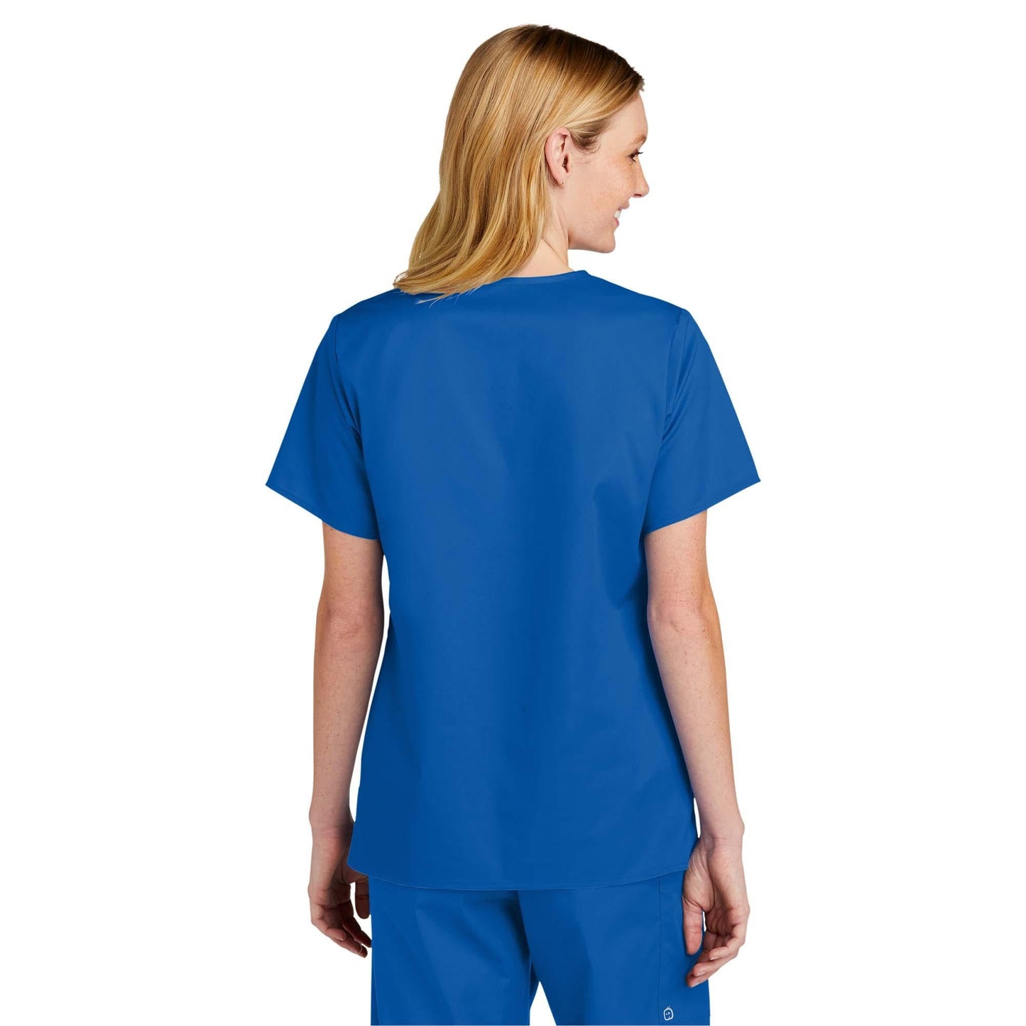 Black Scrub Tops - WonderWink - V-Neck Design