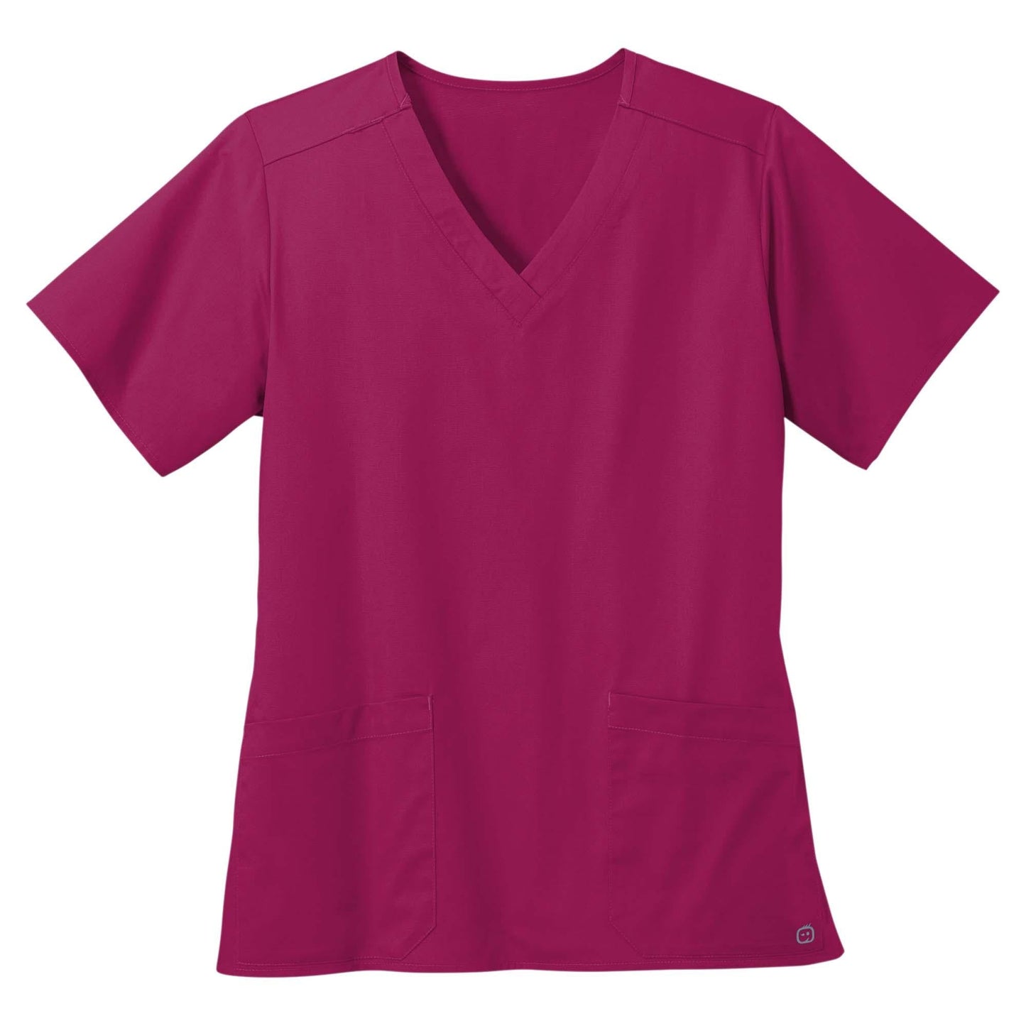 Black Scrub Tops - WonderWink - V-Neck Design