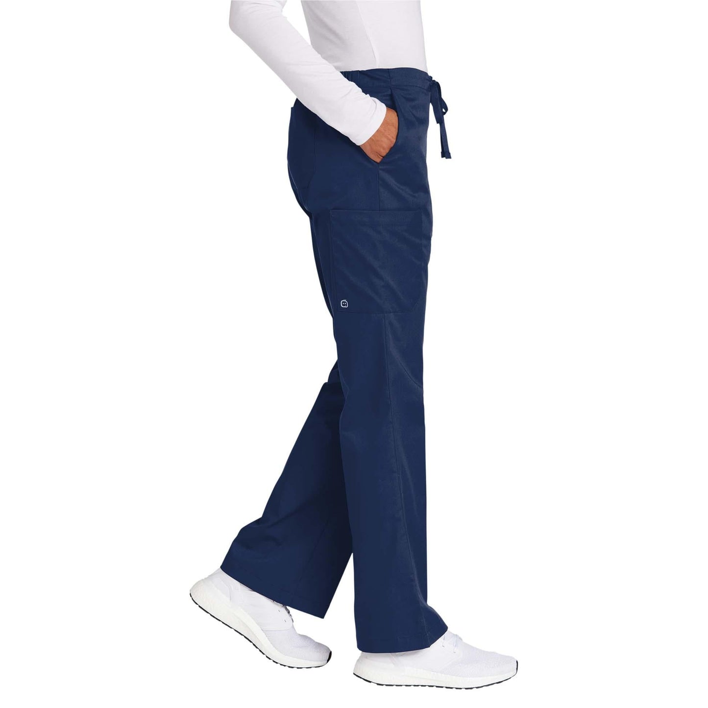 Black Scrub Pants - WonderWink - Comfortable Fit