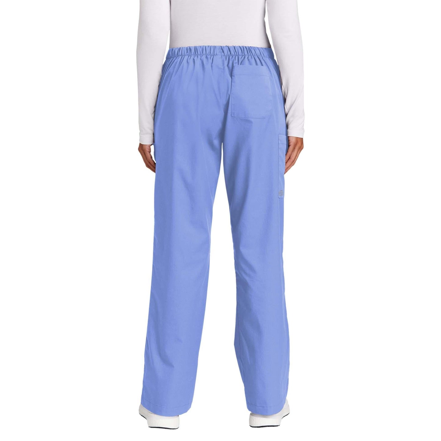 Black Scrub Pants - WonderWink - Flare Leg Design