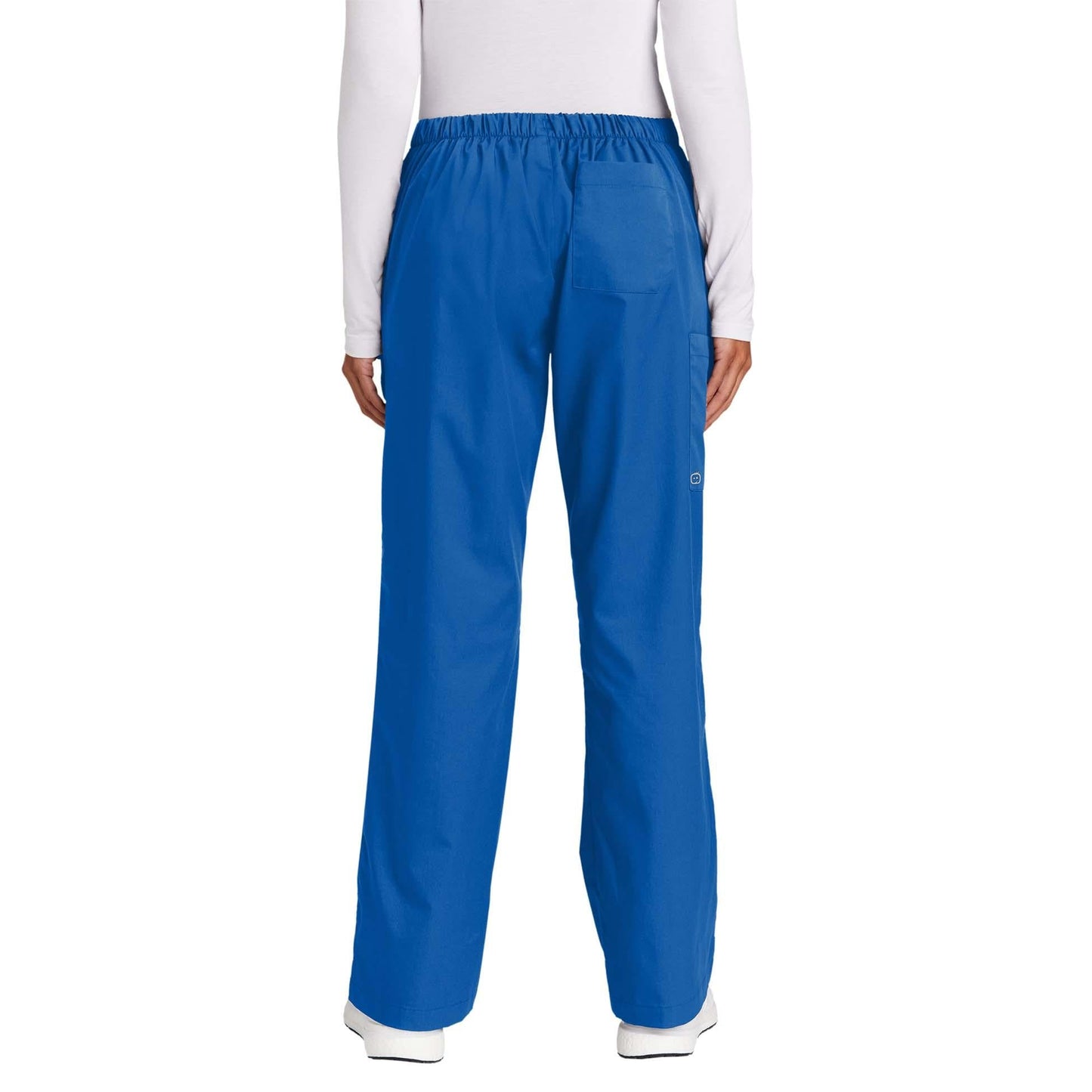 Black Scrub Pants - WonderWink - Flare Leg Design