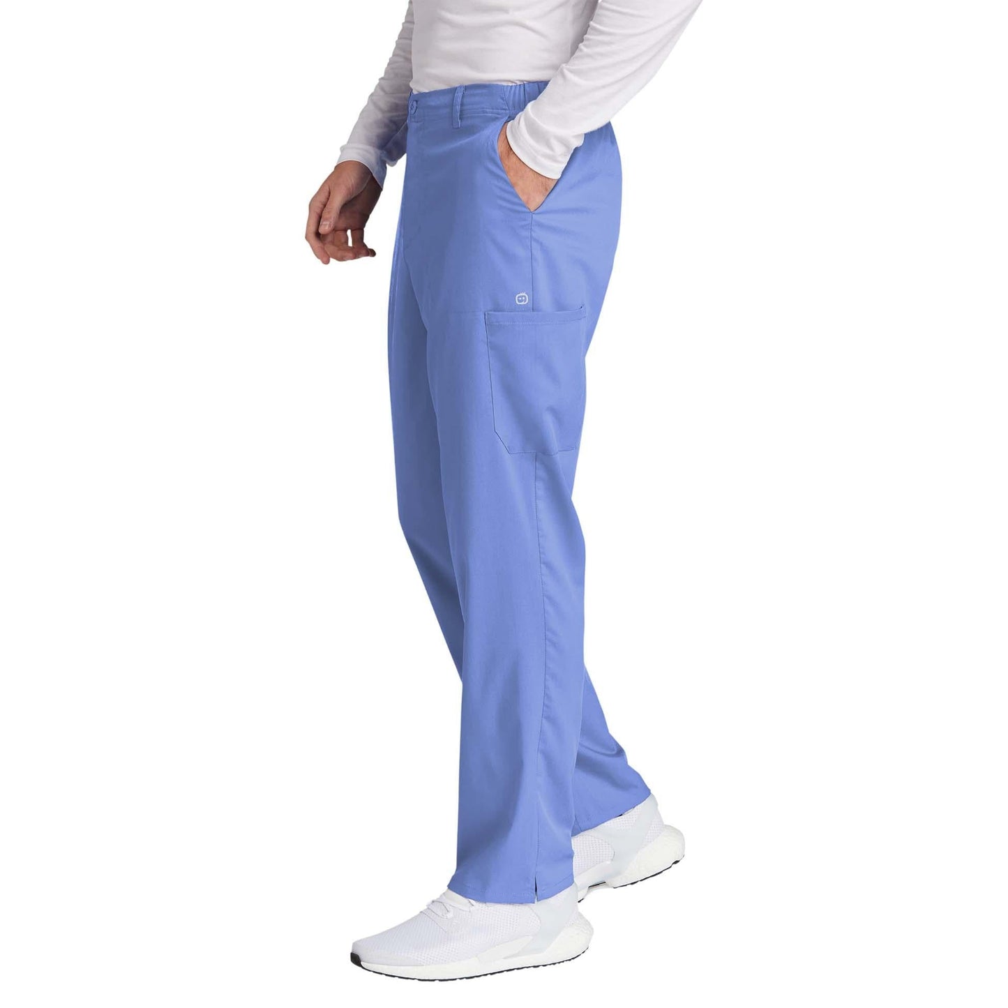 Black Scrub Pants - WonderWink - Comfortable Cargo Style