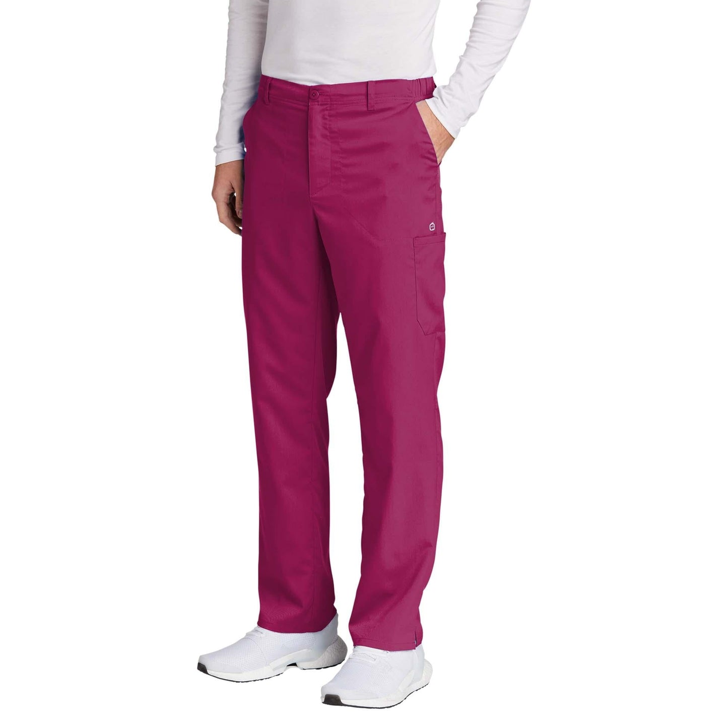 Black Scrub Pants - WonderWink - Comfortable Cargo Style