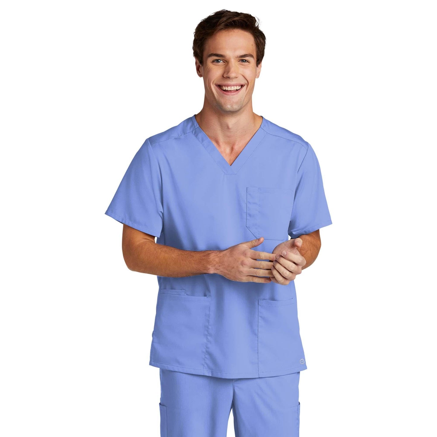 Black Scrub Tops - WonderWink - Modern Fit Design
