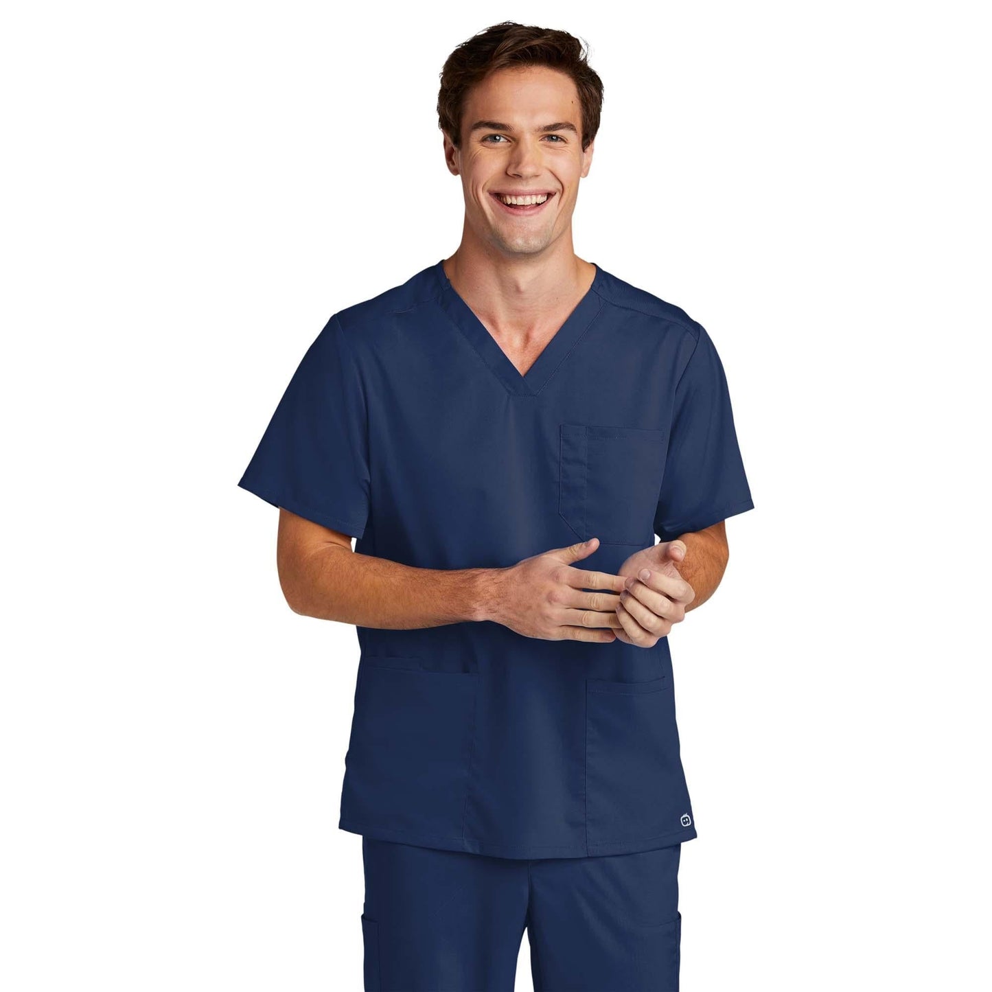 Black Scrub Tops - WonderWink - Modern Fit Design