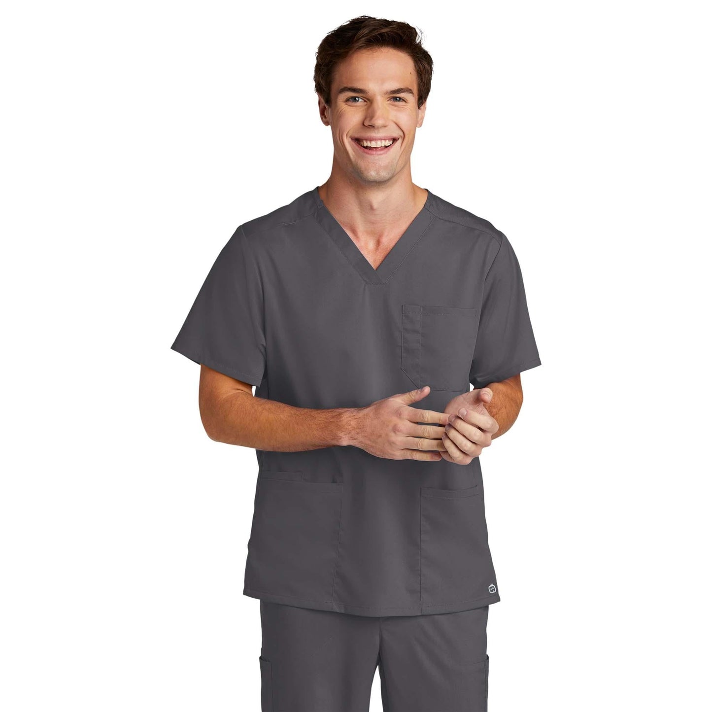 Black Scrub Tops - WonderWink - Modern Fit Design