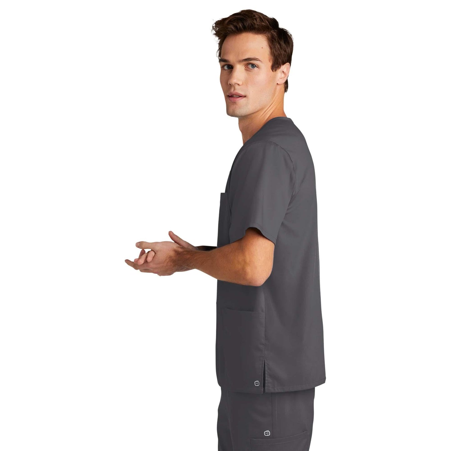 Black Scrub Tops - WonderWink - Modern Fit Design