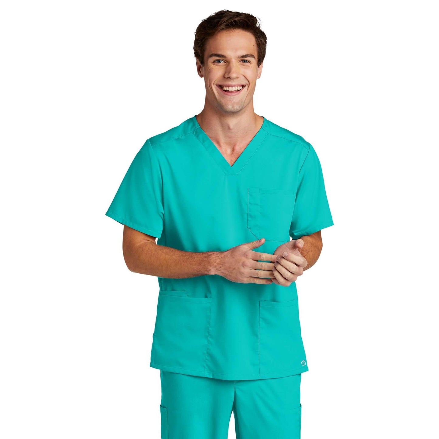 Black Scrub Tops - WonderWink - Modern Fit Design