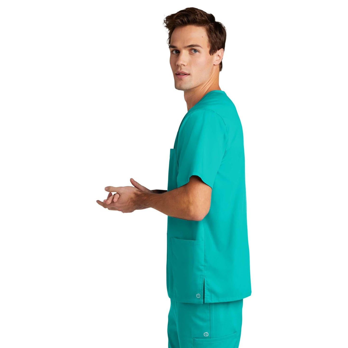Black Scrub Tops - WonderWink - Modern Fit Design