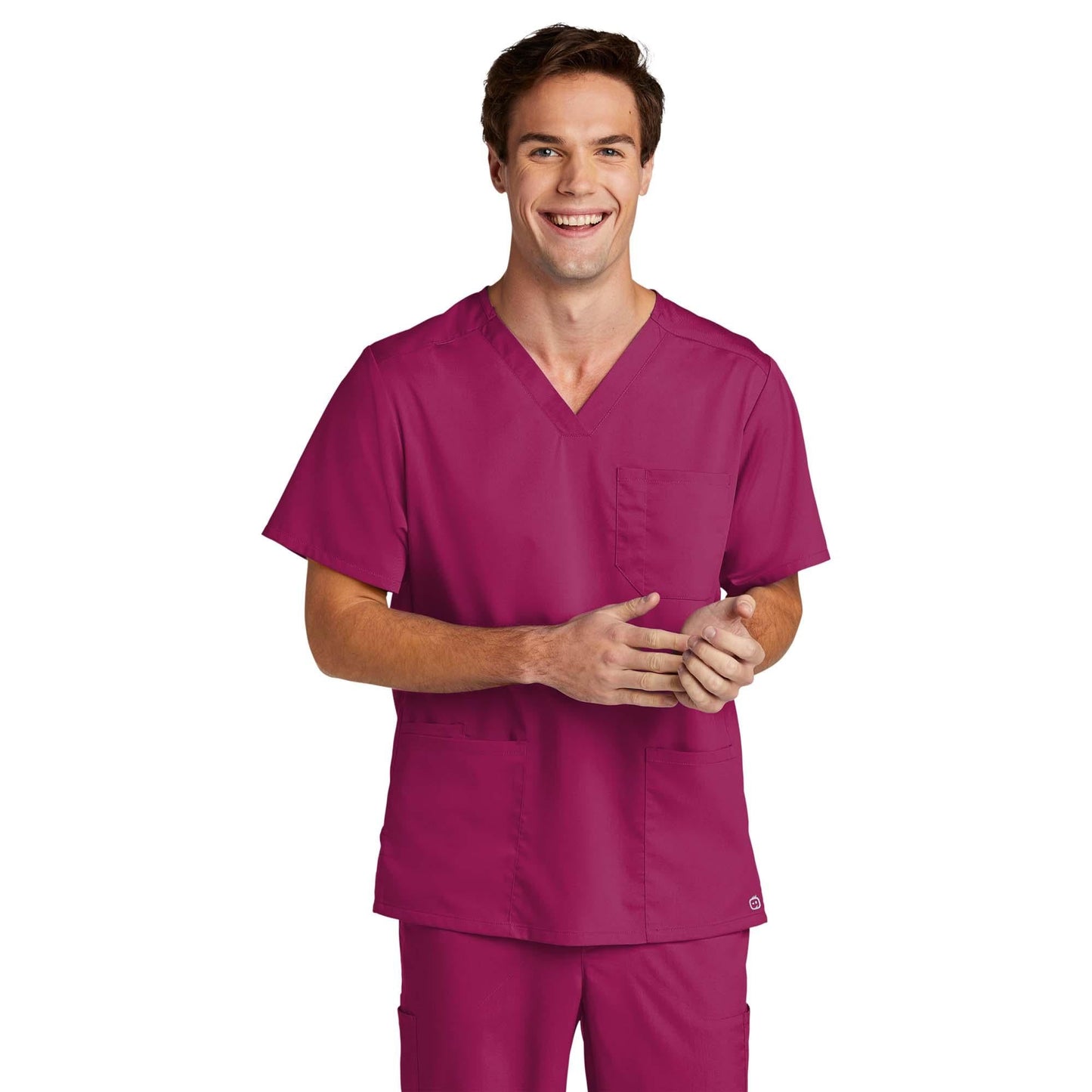 Black Scrub Tops - WonderWink - Modern Fit Design