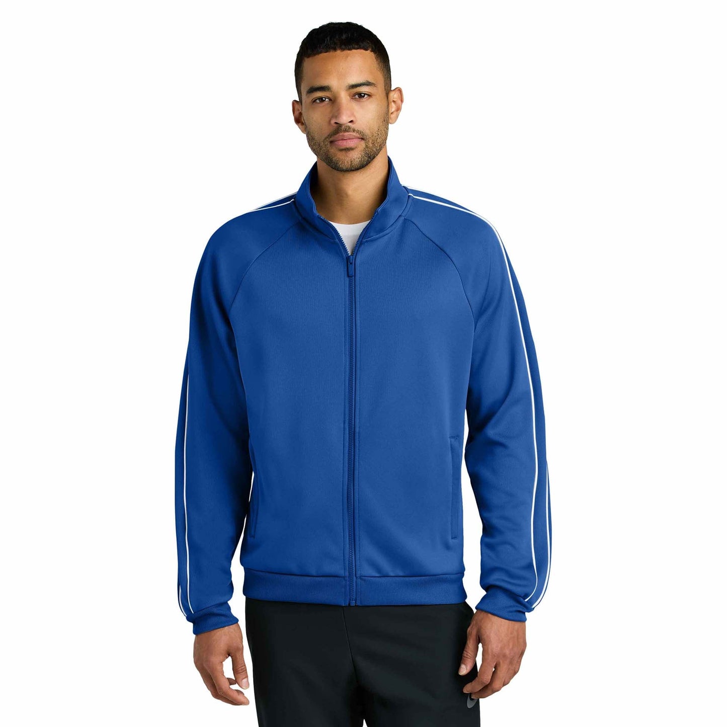 Black Track Jacket - Nike - Stylish Polyester Design