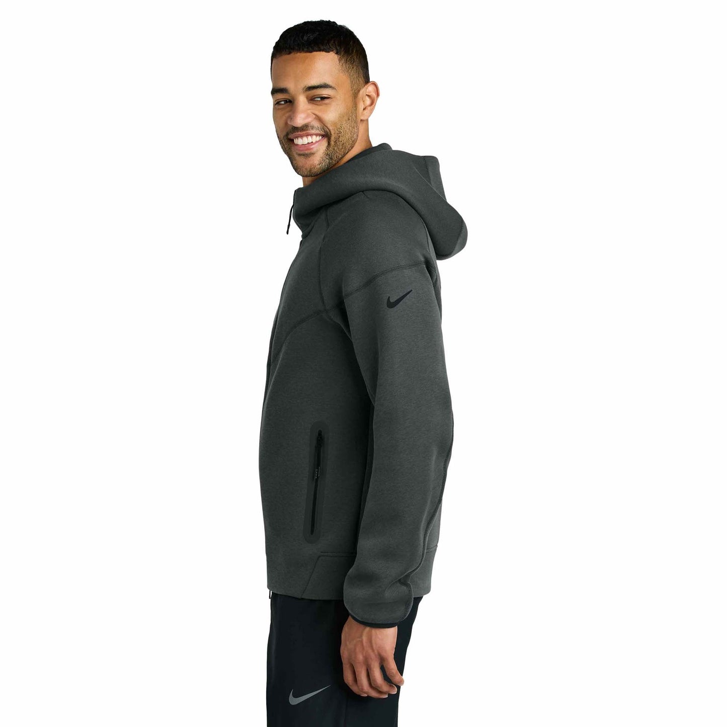 Anthracite Heather Sweatshirt - Nike - Cozy Fleece