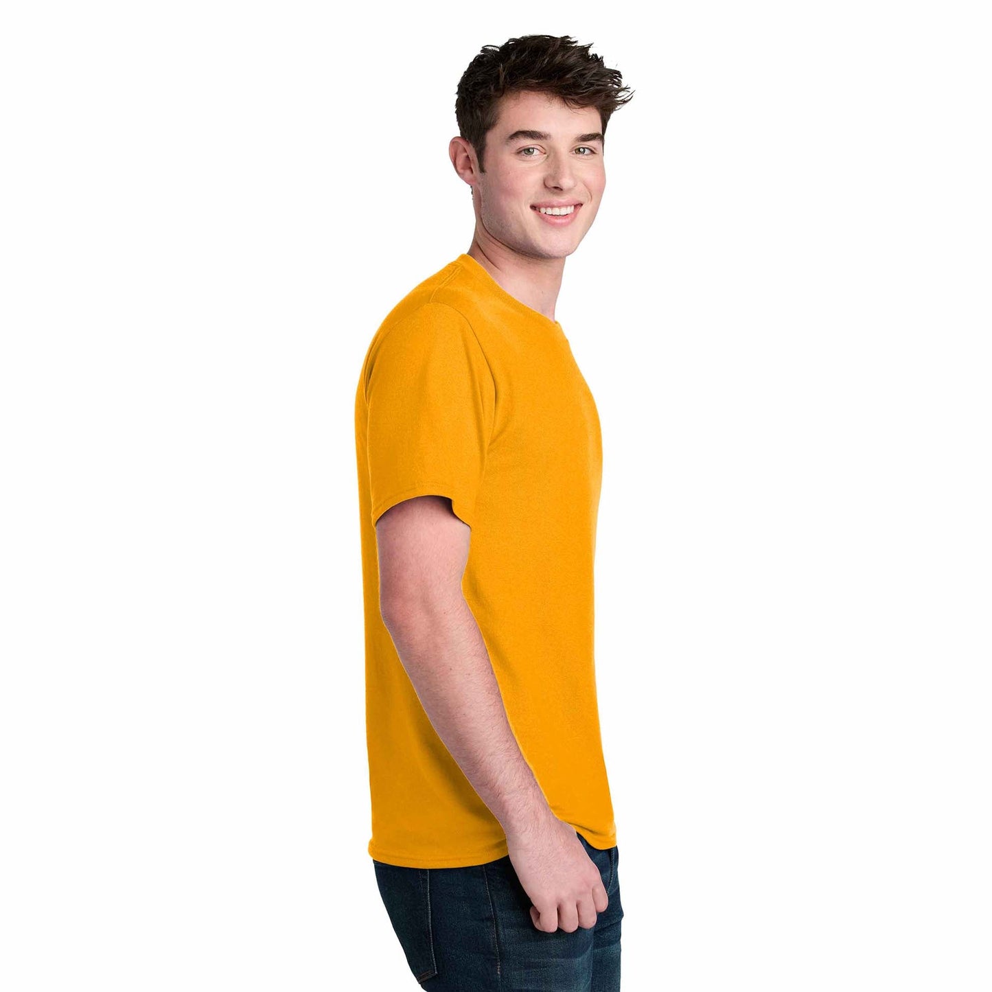 Aquatic Blue T-Shirts - Port & Company - Eco Friendly Cotton