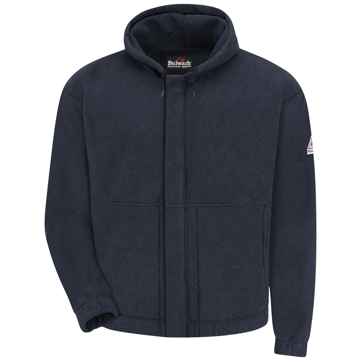 Blue Zip-Front Hoodie - Bulwark FR - Flame Resistant