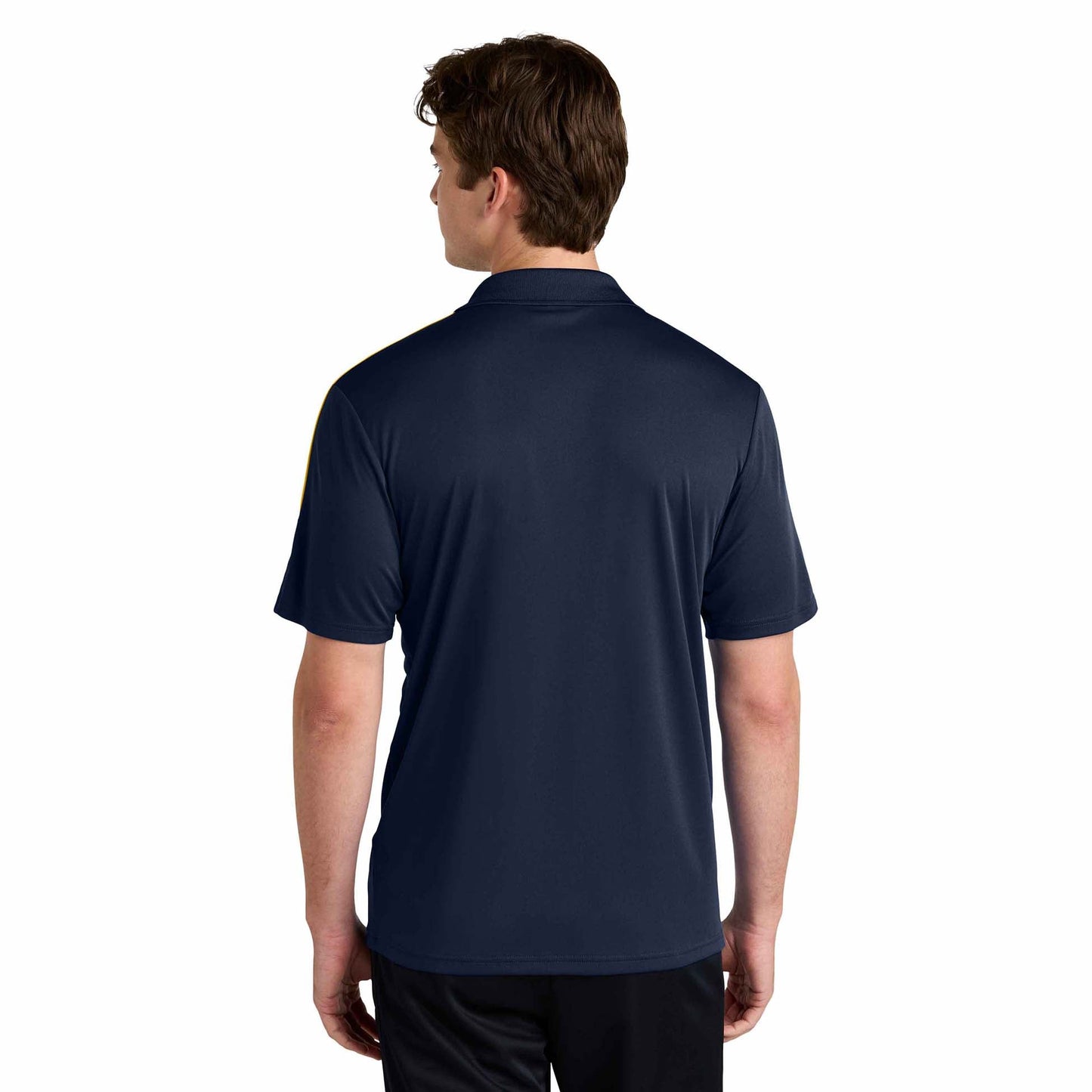 Black/Gold Polo Shirts - Sport-Tek - Stylish Moisture-Wicking