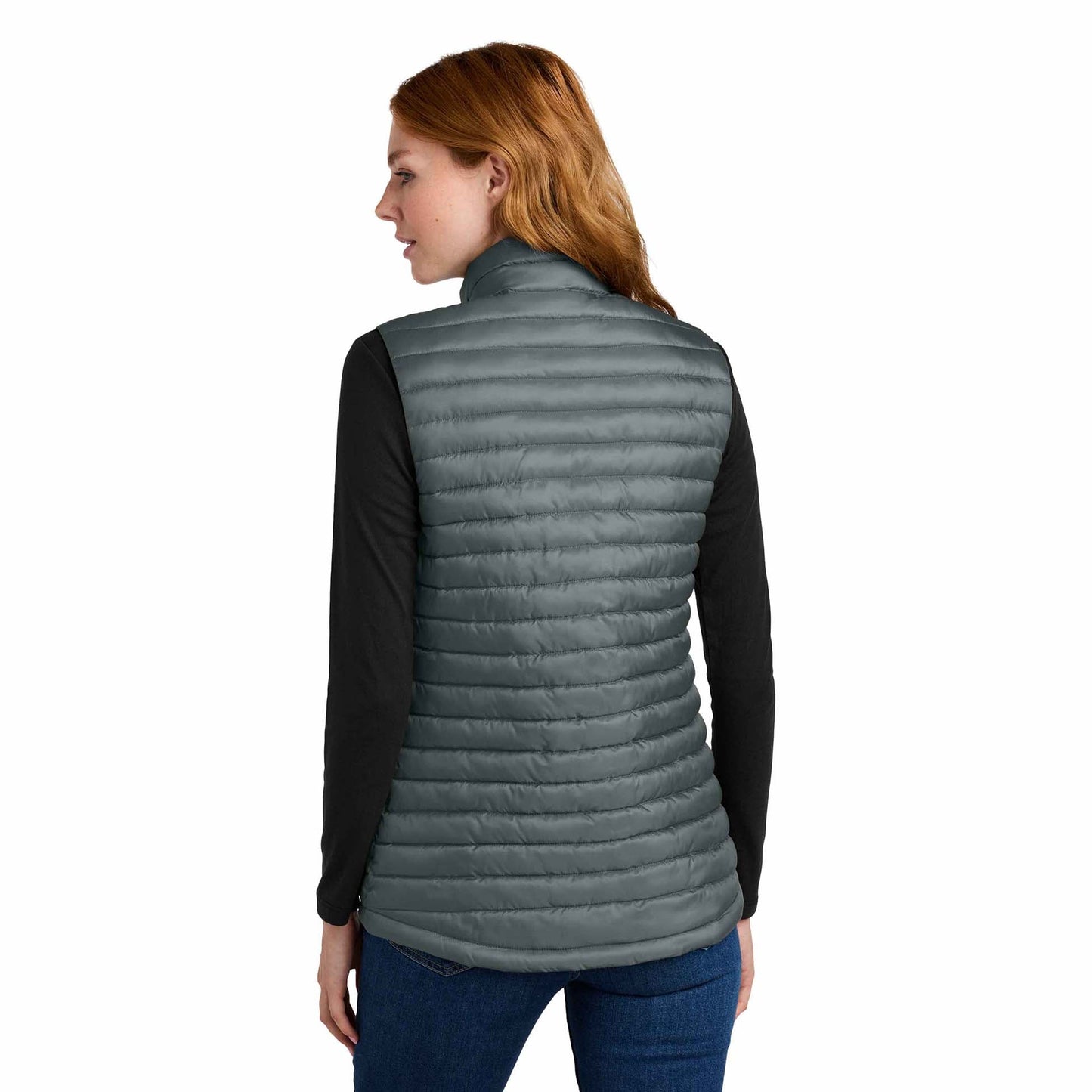 Black Packable Vest - Eddie Bauer - Insulated Design