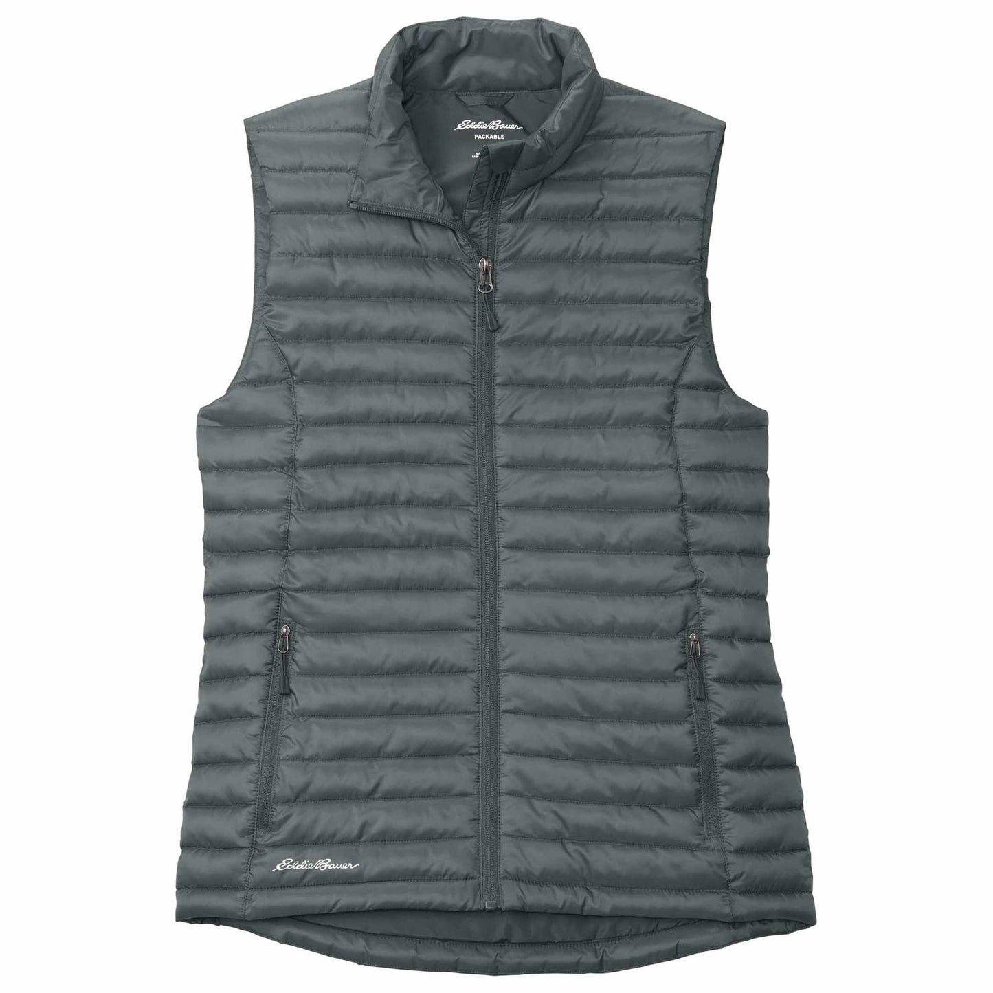 Black Packable Vest - Eddie Bauer - Insulated Design