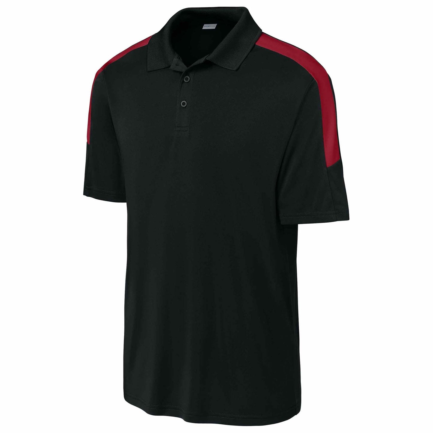 Black/Gold Polo Shirts - Sport-Tek - Stylish Moisture-Wicking